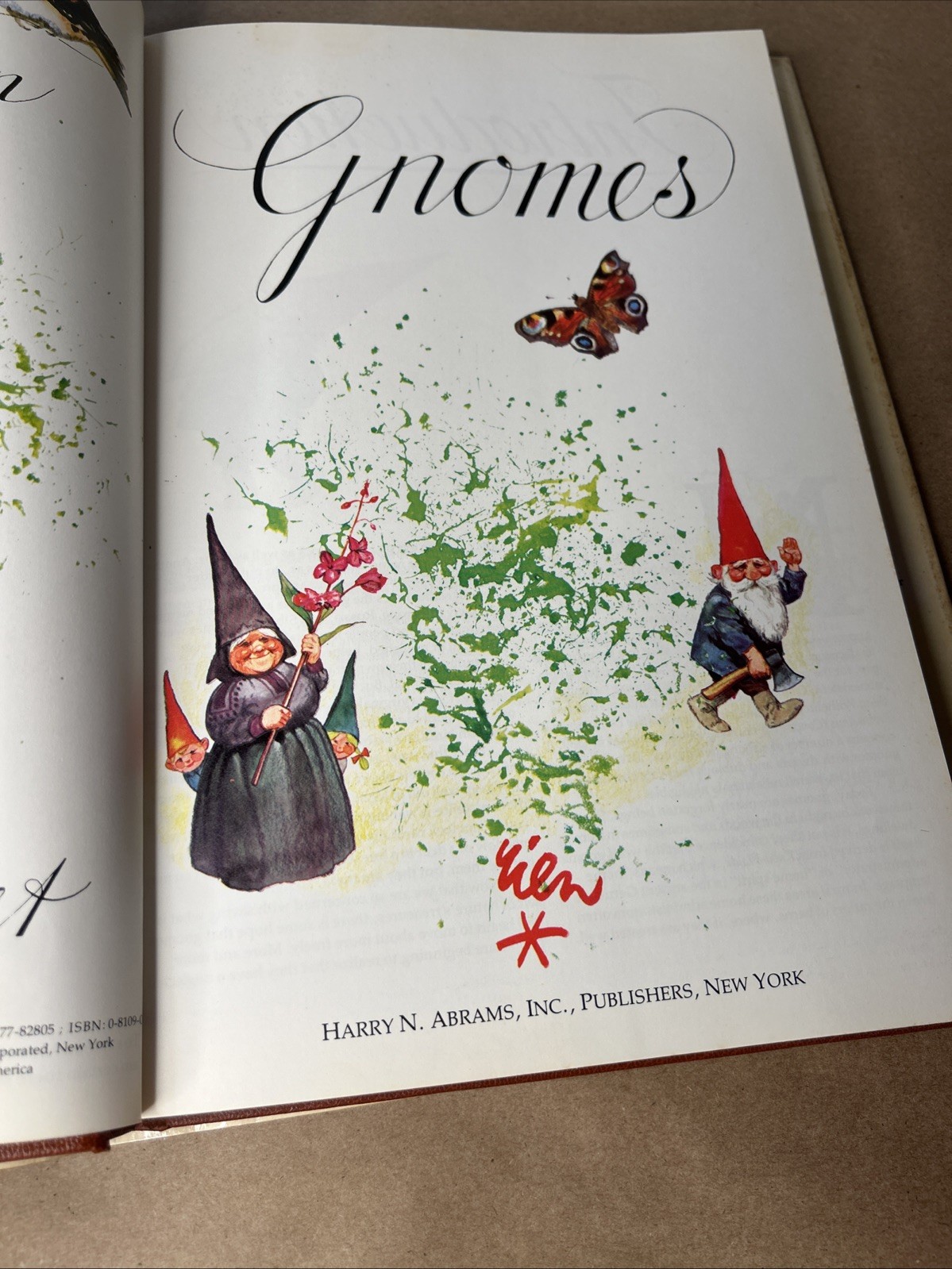 Gnomes by Wil Huygen Rien Poortvliet 1977 Hardcover Illustrated First Edition