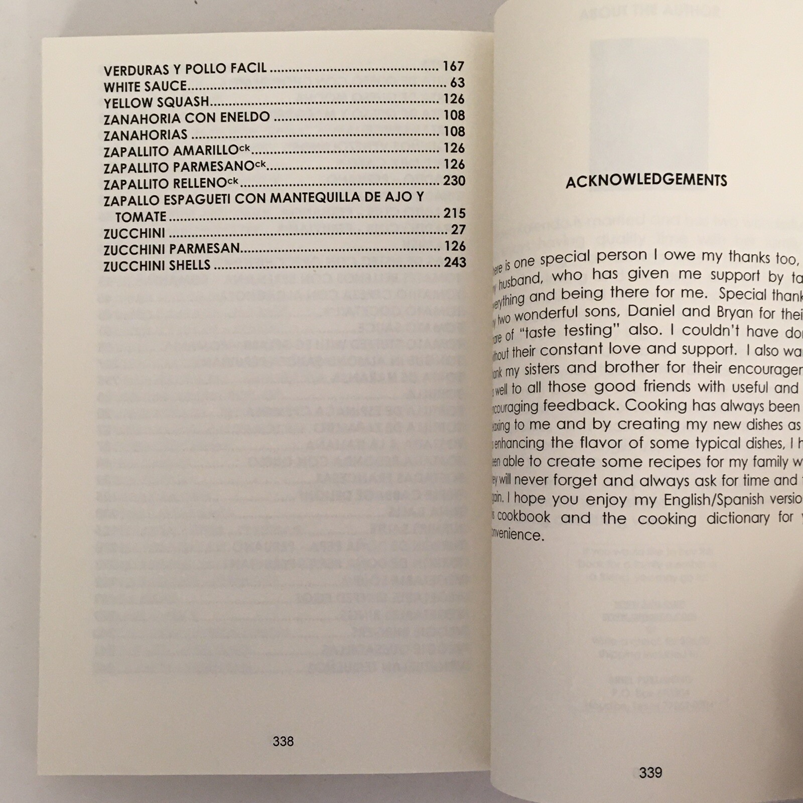 Carmen&rsquo;s Worldwide Kitchen – English/Spanish Cookbook by Carmen Kolenda 342 p VG