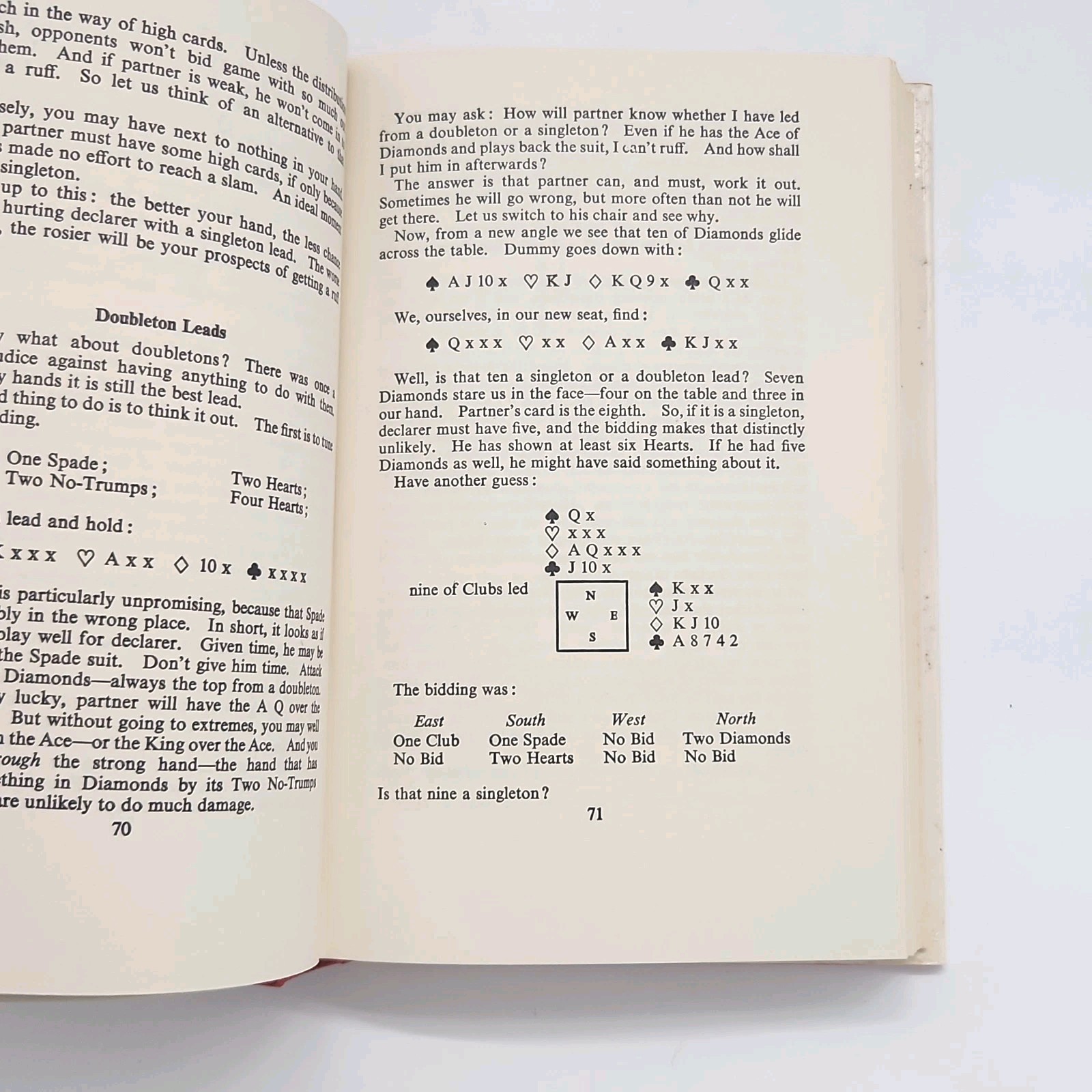 Card Play Technique by Victor Mollo & Nico Gardener Bridge Game Book Hardcover