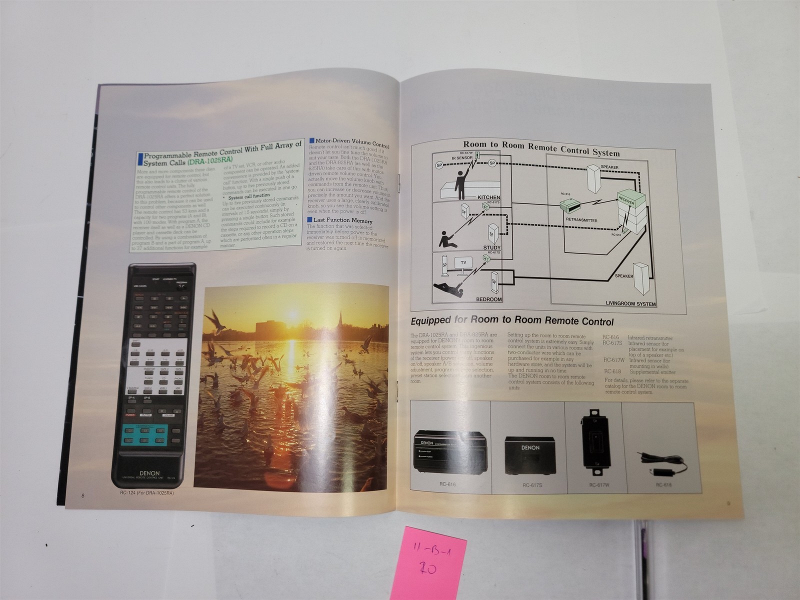1990&rsquo;s Denon DRA-1025RA/825RA, DRA-625RA/435R DRA-335R Stereo Receivers Brochure