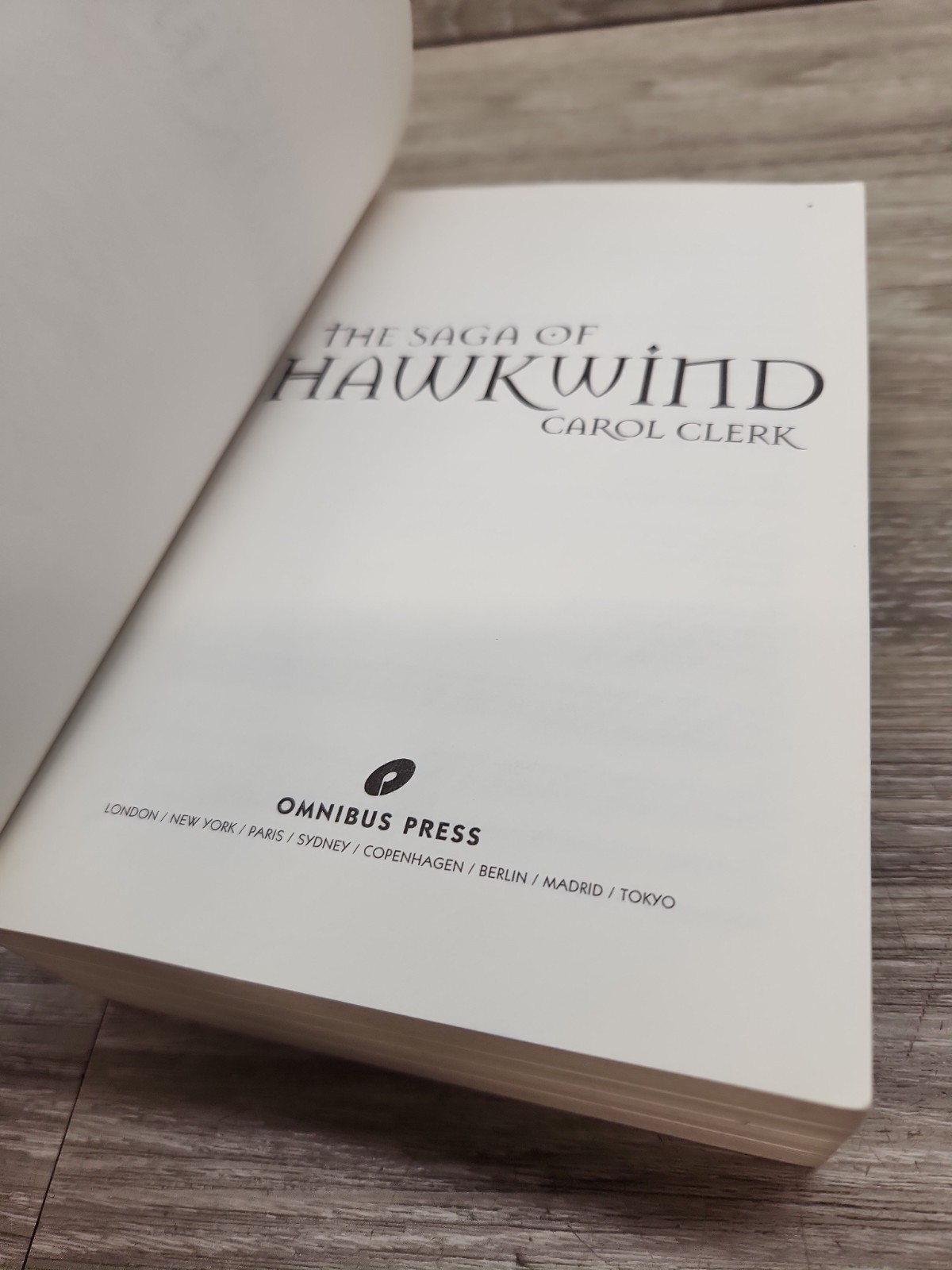 The Saga of « Hawkwind » – Clerk, Carol ( Pre-owned With Wear As Shown ) FreeShip