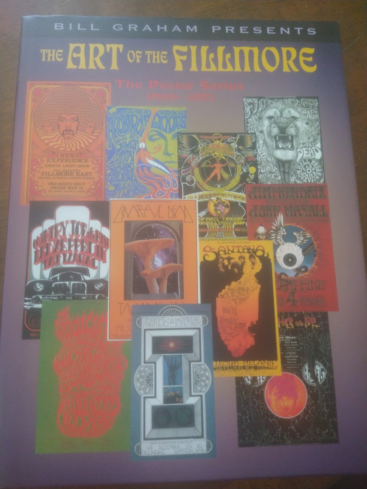 The Art of the Fillmore: The Poster Series 1966-1971 VINTAGE SIGNED 80/475