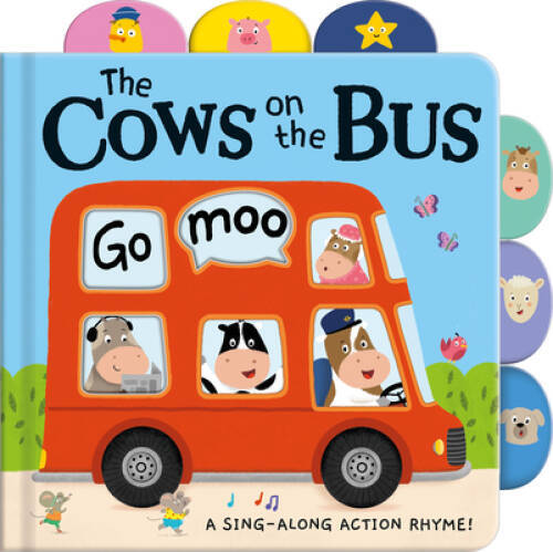 Cows on the Bus – Board book By Tiger Tales – GOOD