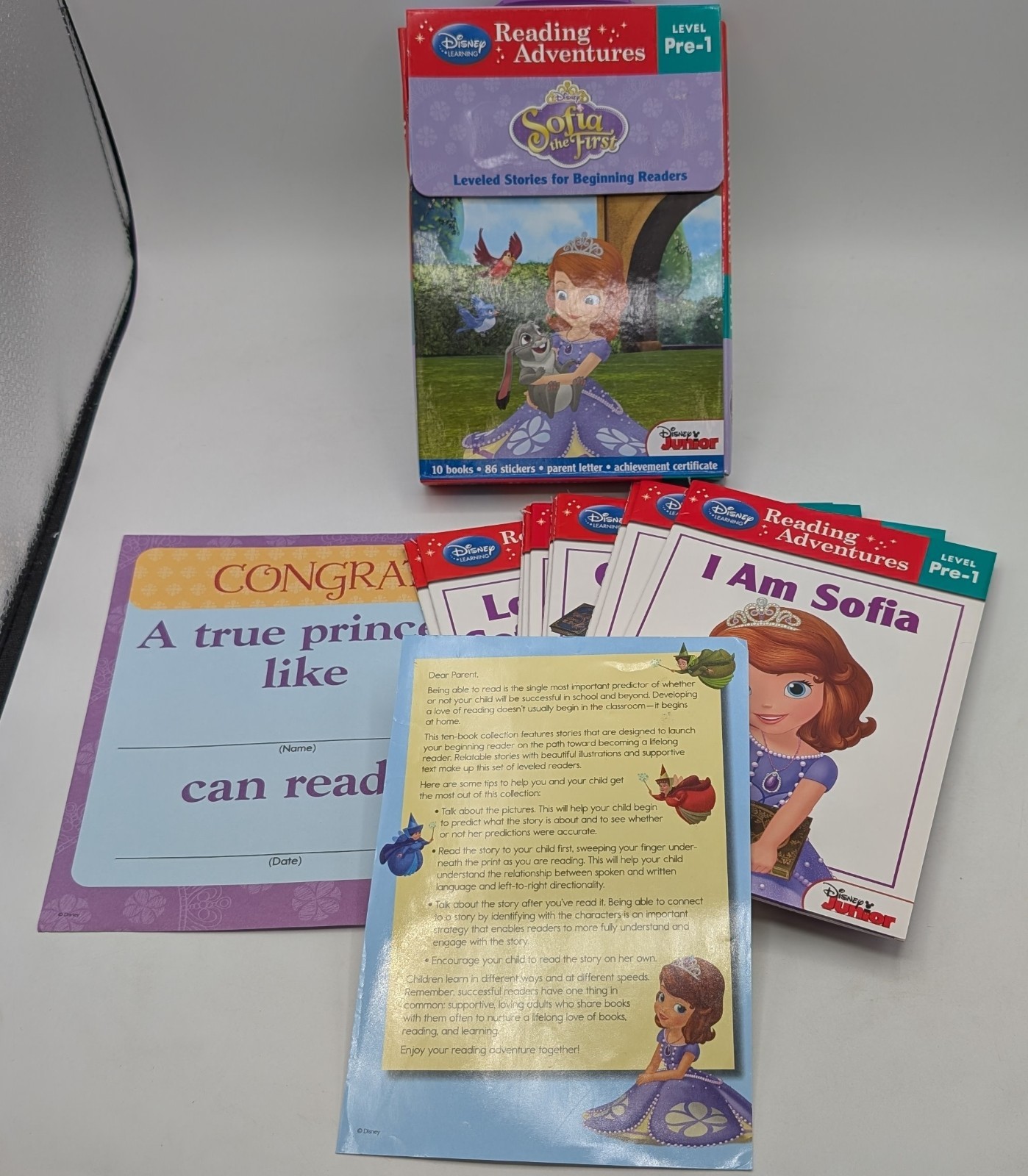 Reading Adventures Sofia the First Level Pre-1 Boxed Set by Disney Book Group…
