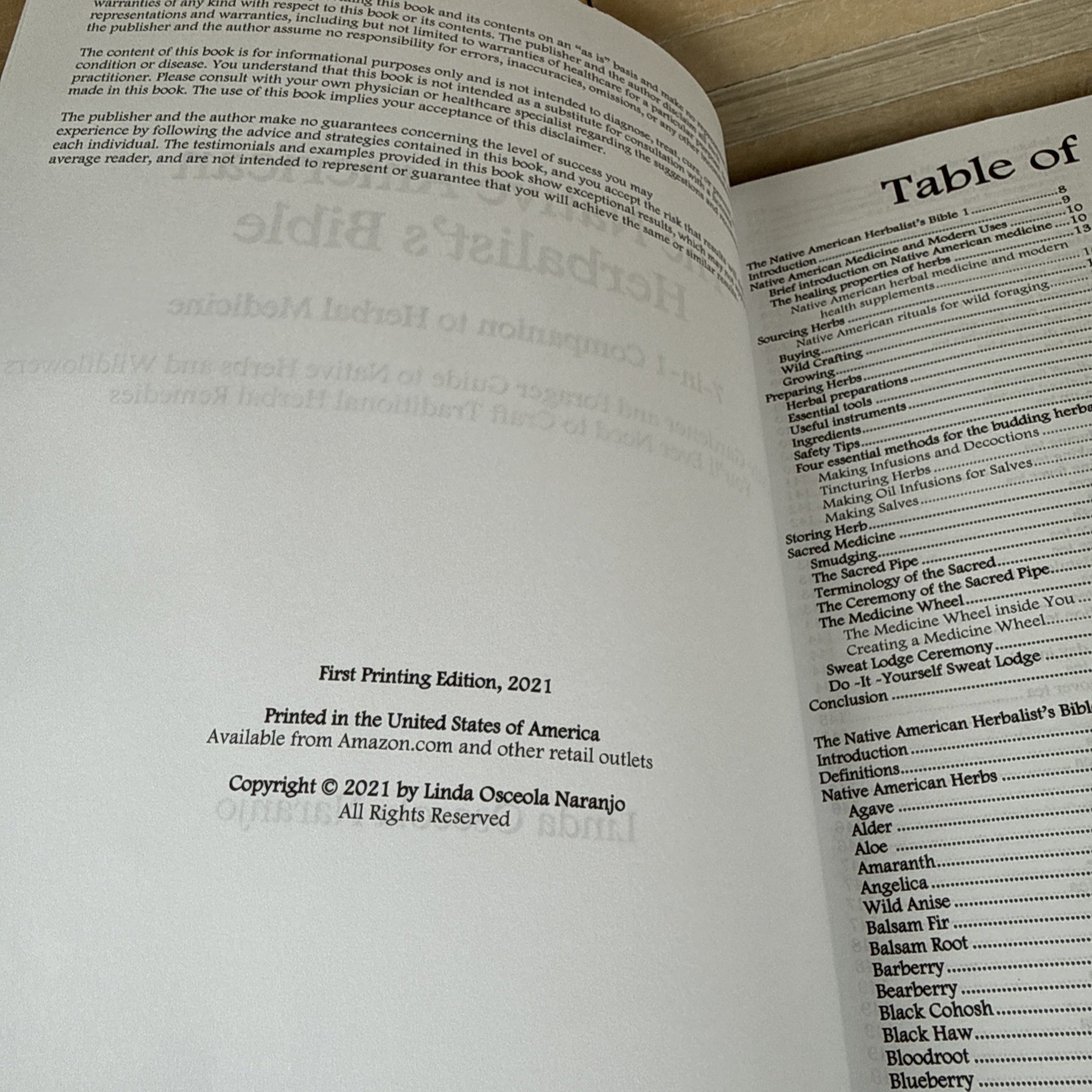 THE NATIVE AMERICAN HERBALISTS BIBLE 7-IN-1 COMPANION TO HERBAL MEDICINE: THE ON