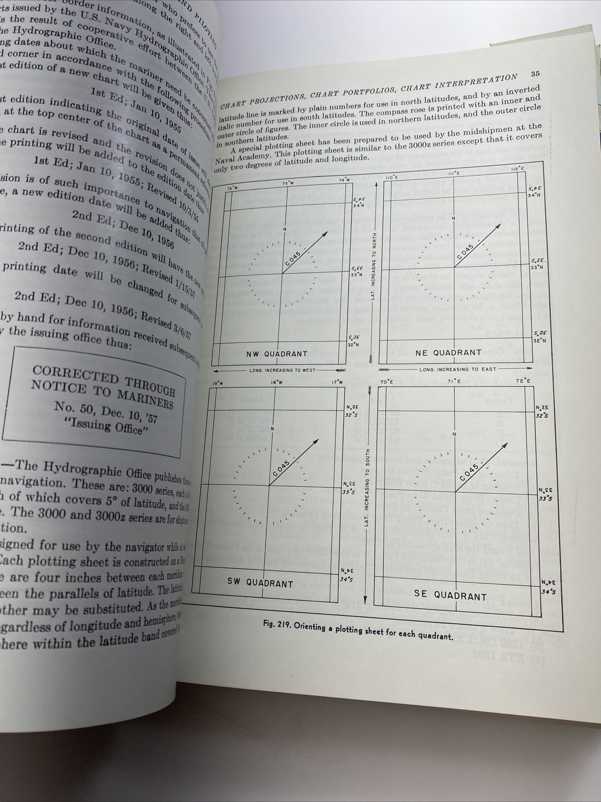 Dutton&rsquo;s Navigation and Piloting 5th Printing 1963 by Hill Utegaard Riordan aby