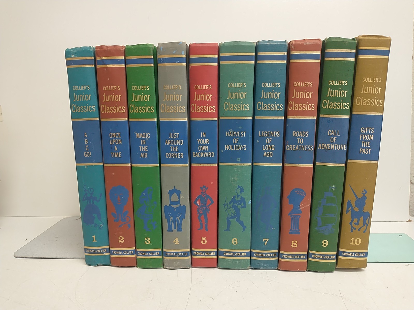 Collier&rsquo;s Junior Classics The Young Folks Shelf of Books 1962 Full 10-Volume Set
