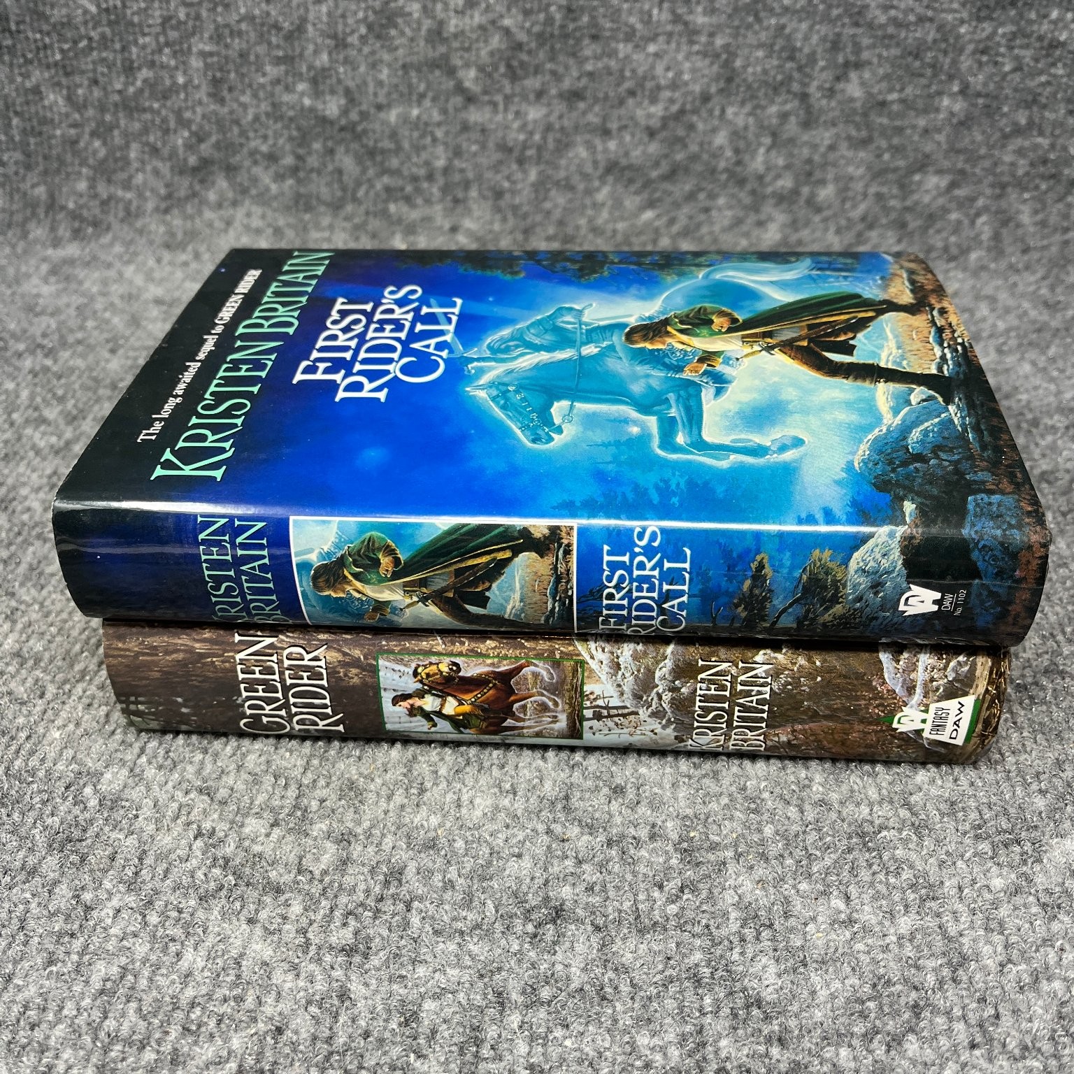 Green Rider & First Rider&rsquo;s Call Kristen Britain Fantasy DAW Books Lot
