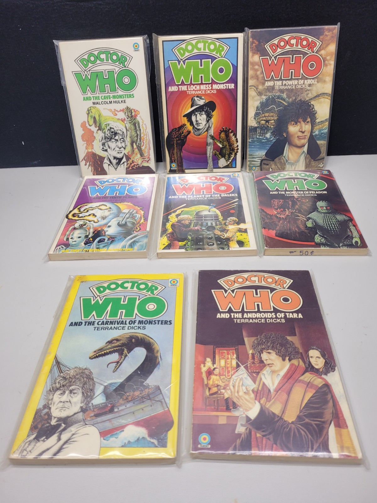 LOT #1 VTG 1980s Era (8) Doctor Who 1980&rsquo;s Target Paperback GOOD CONDITION!