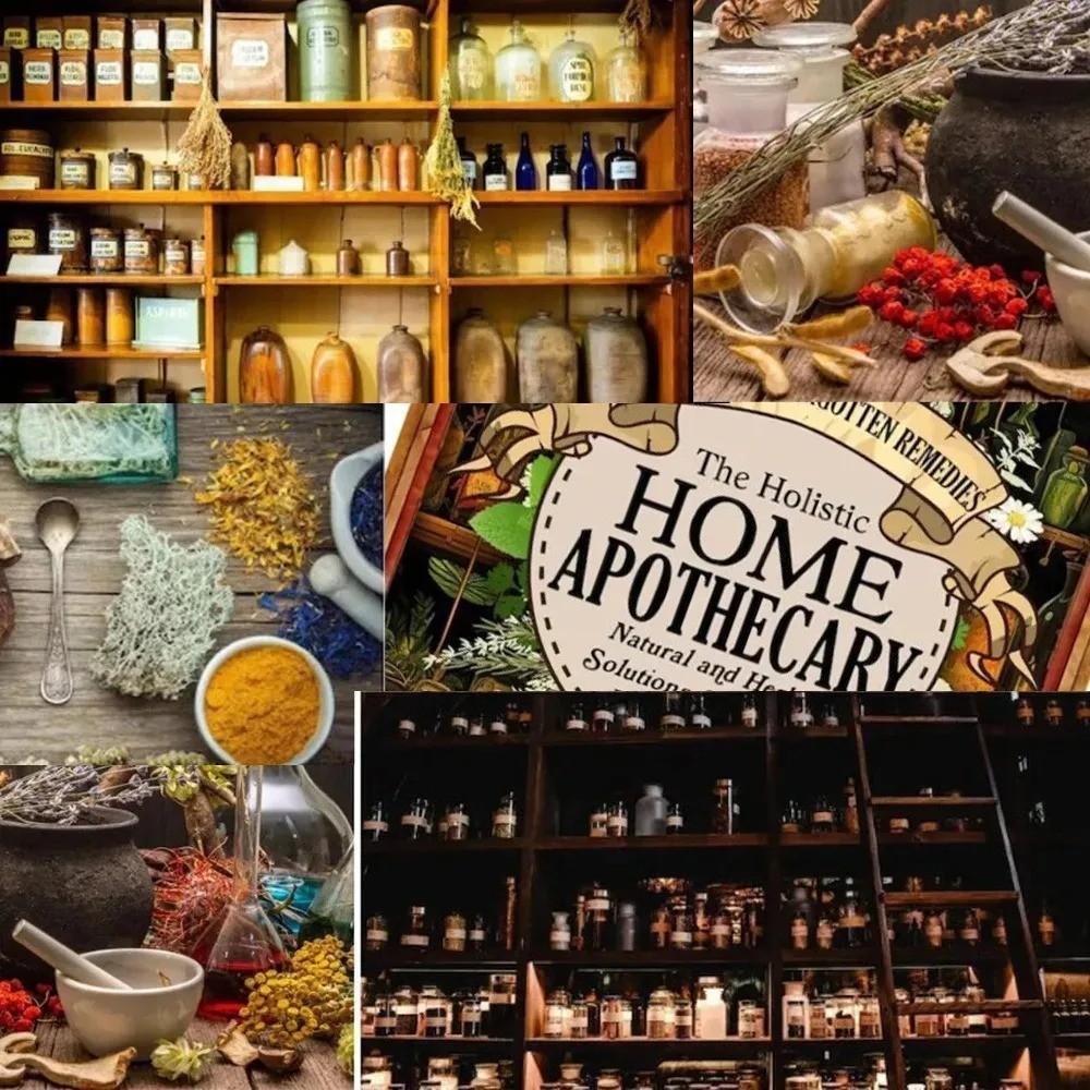 1000+ Forgotten Apothecary Recipes Remedies Book Natural and Herbal Welness