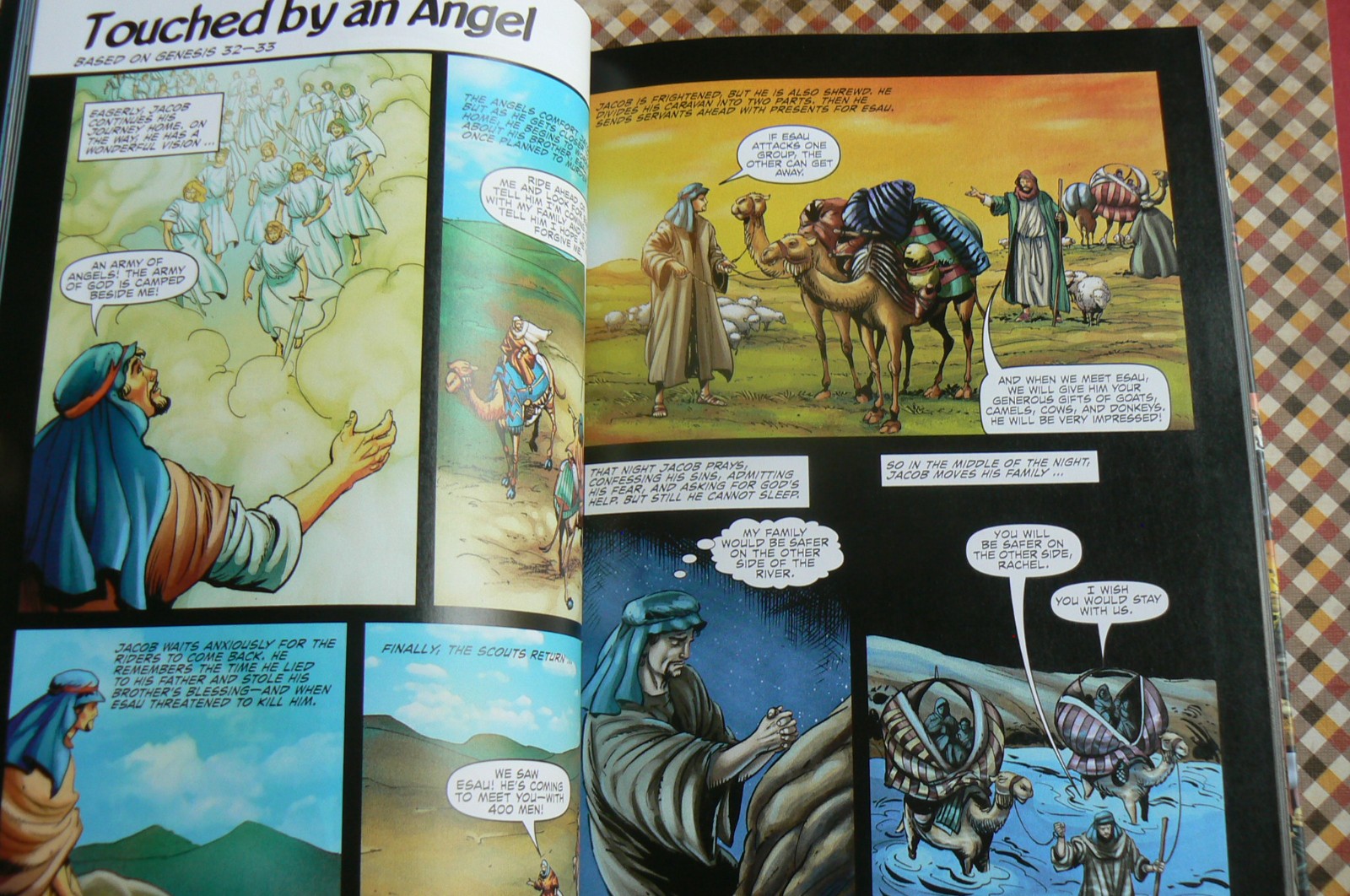 Action Bible,God&rsquo;s Redemptive Story,Graphic Narrative,Sergio Cariello 1st Ed HC