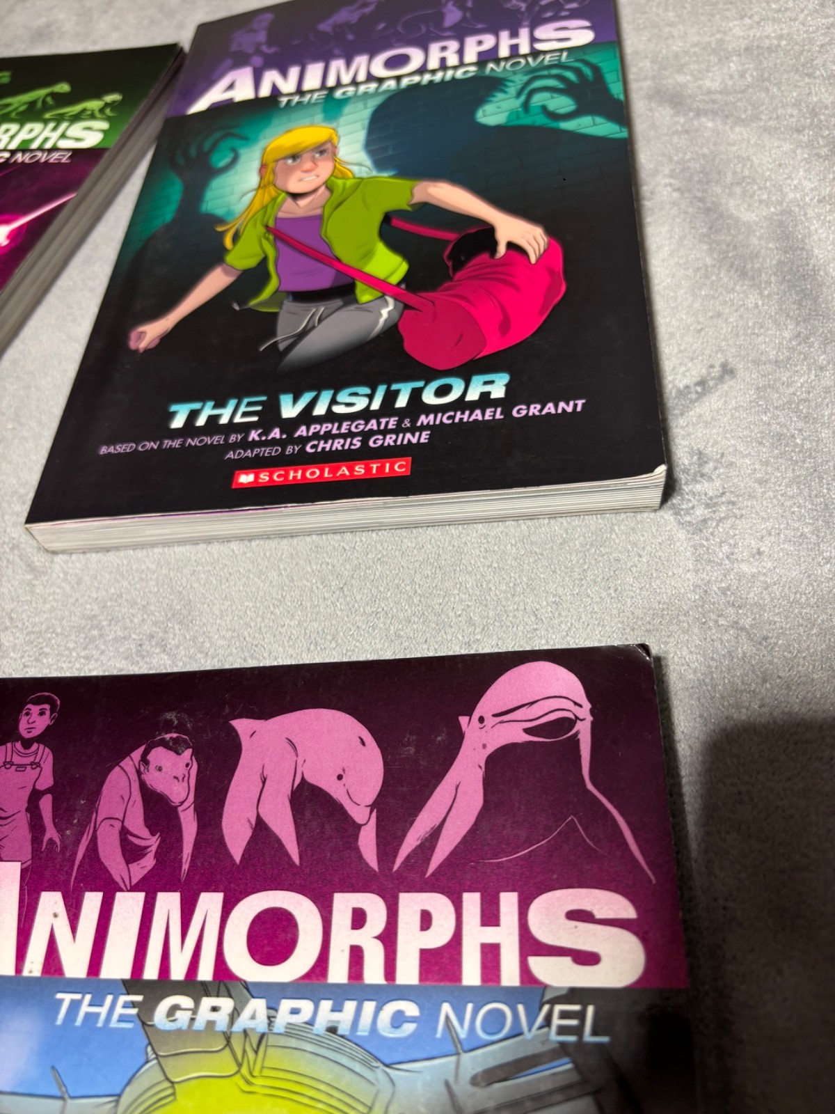 Animorphs Graphic Novel Series By K.A. Applegate Books 1-4 Lot