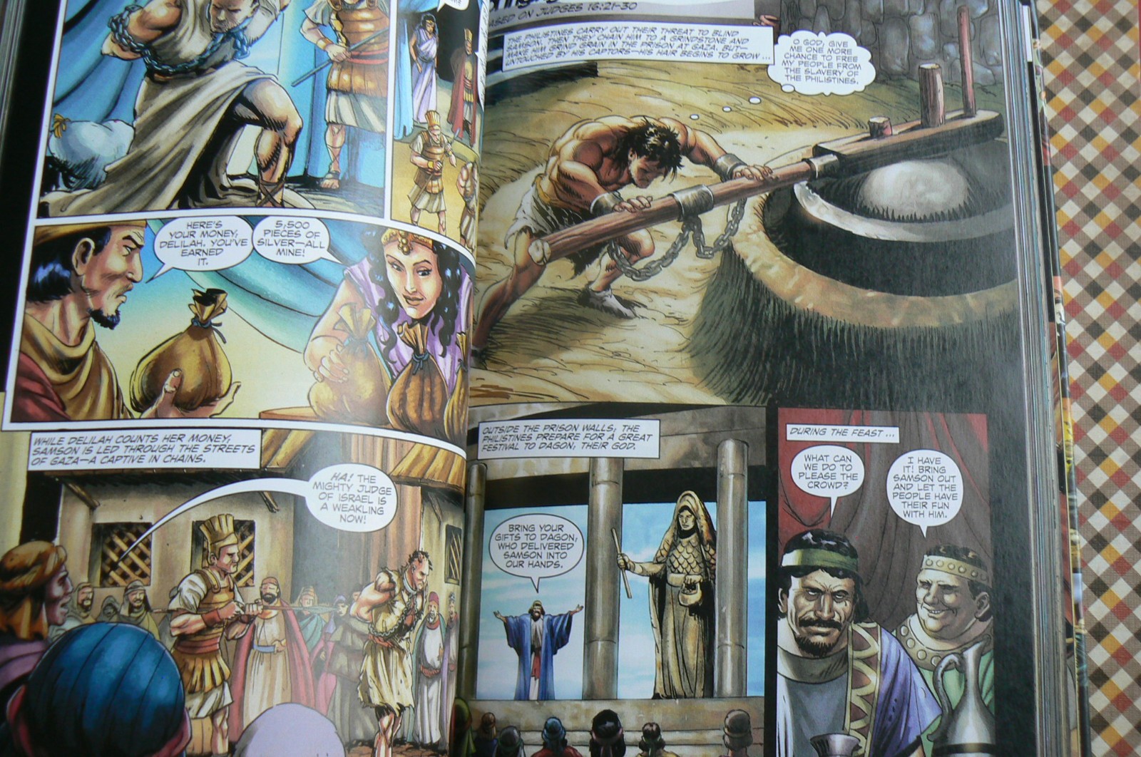 Action Bible,God&rsquo;s Redemptive Story,Graphic Narrative,Sergio Cariello 1st Ed HC