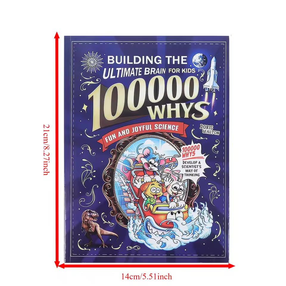 Children&rsquo;s Encyclopedia 100000 Whys Kids Book Ages 6-12 Extracurricular Reading