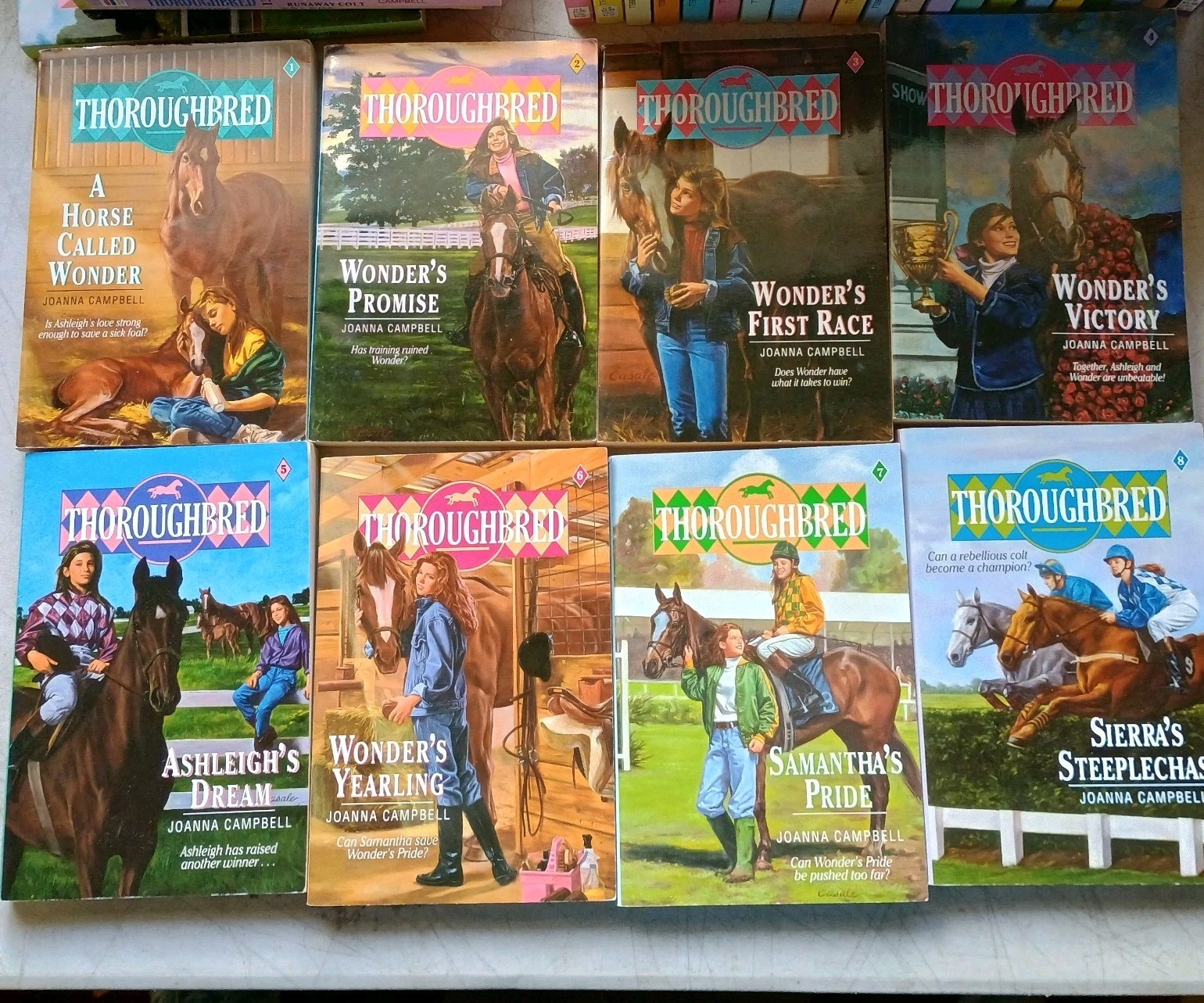 Lot of 33 Thoroughbred Books Series by Joanna Campbell Vintage 1990&rsquo;s OOP