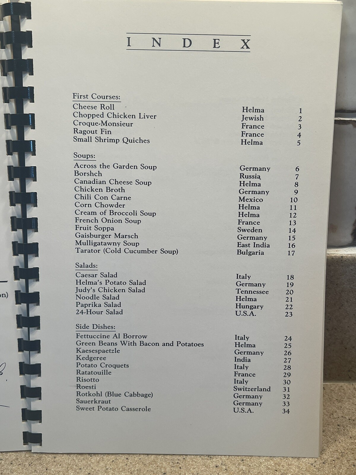 Helma&rsquo;s International Favorites 100 Recipes As Shown On TV Noon Shows Cookbook