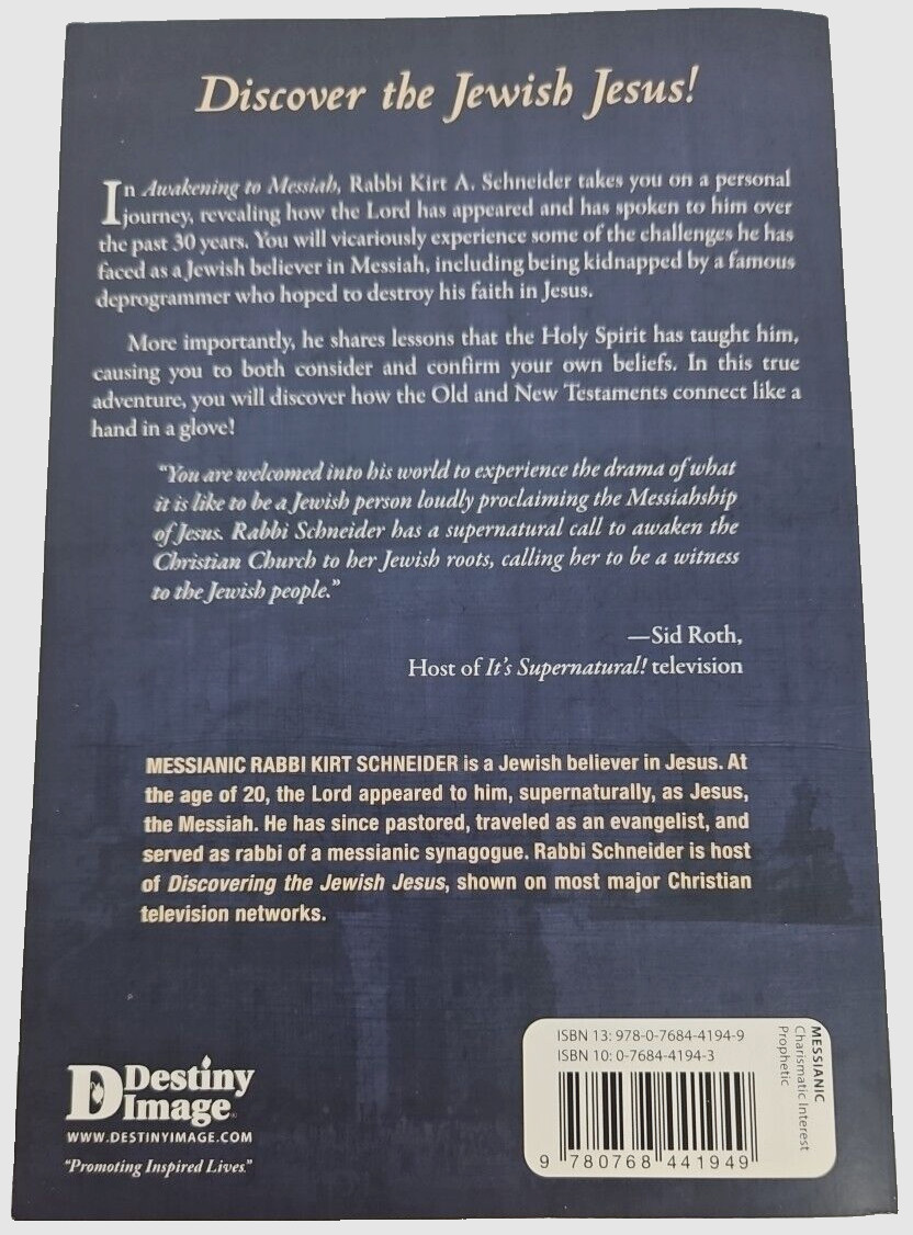 Awakening To Messiah Book Rabbi K. A. Schneider