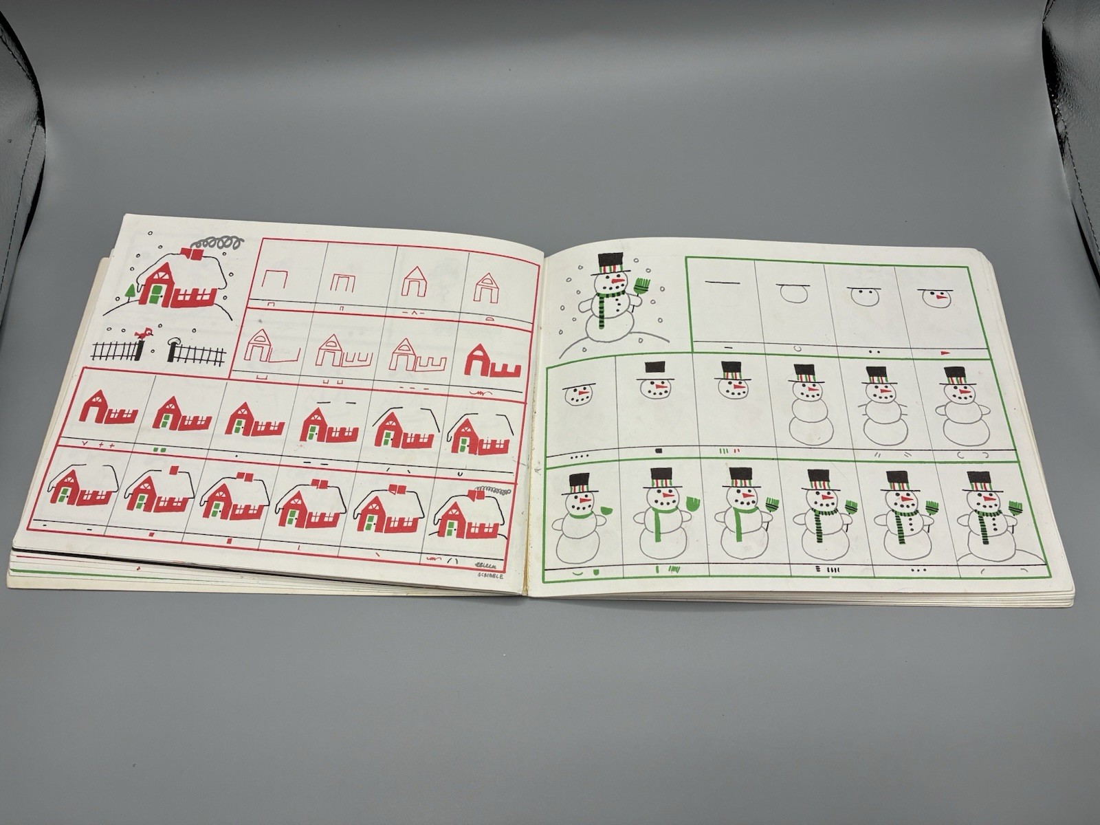 RARE Ed Emberley&rsquo;s Christmas Drawing Book 1987 Softcover Vintage 30 Pages