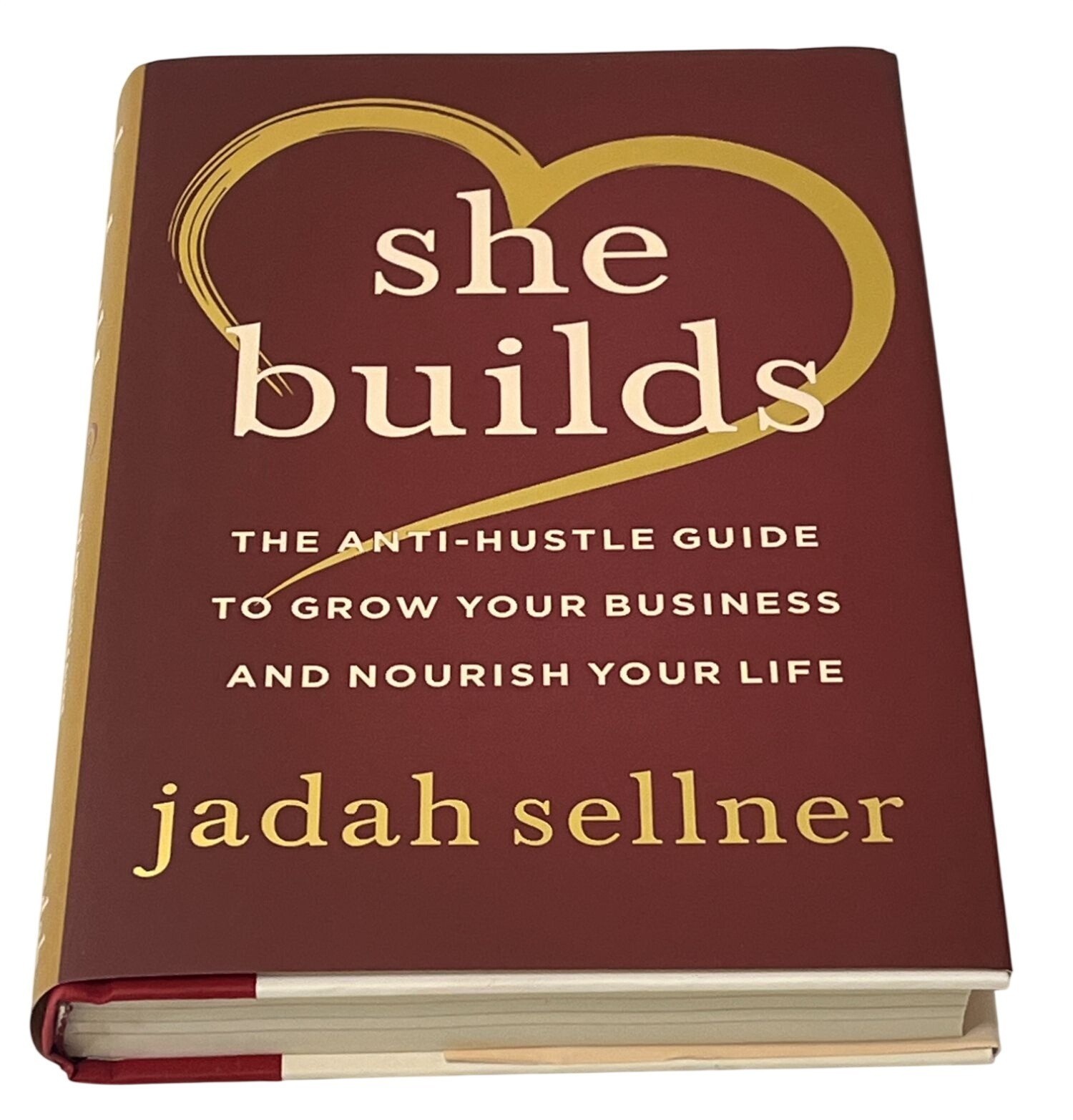 She Builds Jadah Sellner Hardcover Business Self Help Book New