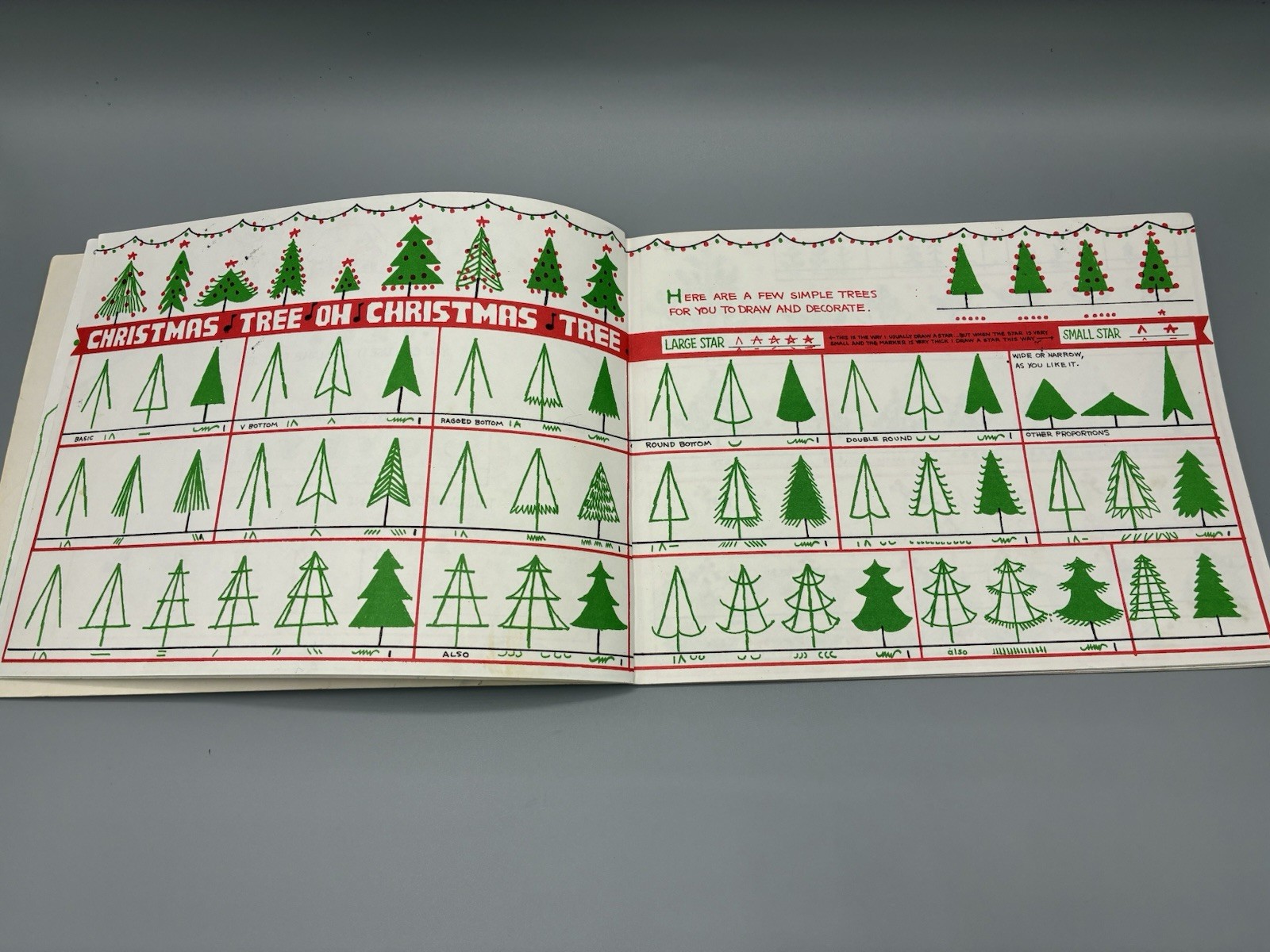 RARE Ed Emberley&rsquo;s Christmas Drawing Book 1987 Softcover Vintage 30 Pages