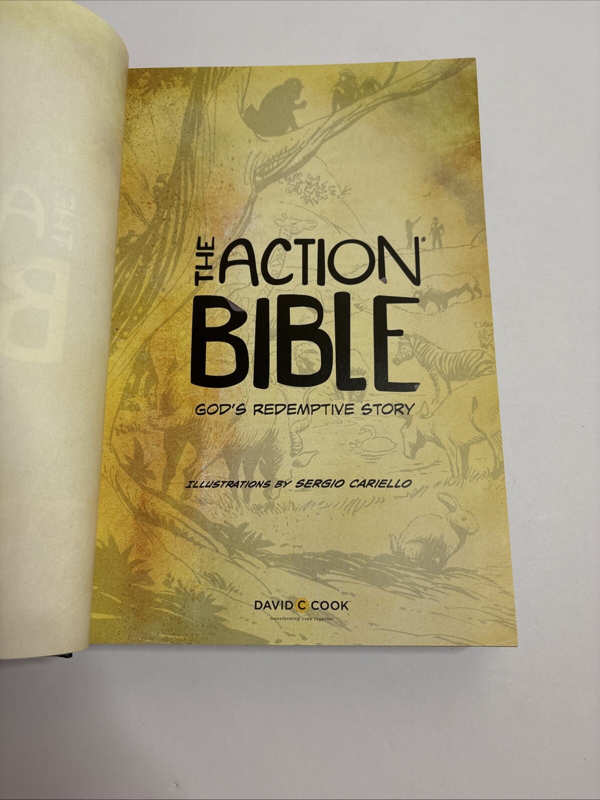The Action Bible: God&rsquo;s Redemptive Story by Sergio Cariello Hardcover