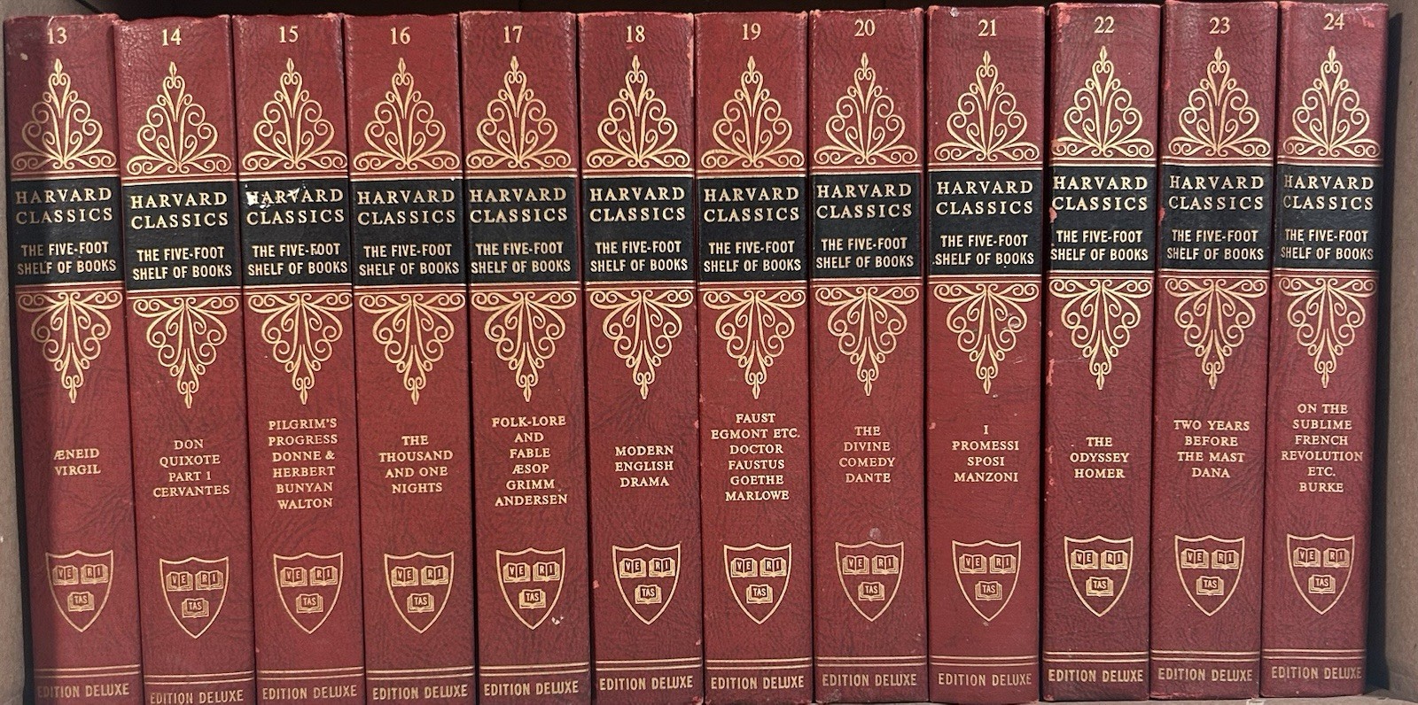Harvard Classics The Five-Foot Shelf of Books 1963 Choose Your Titles