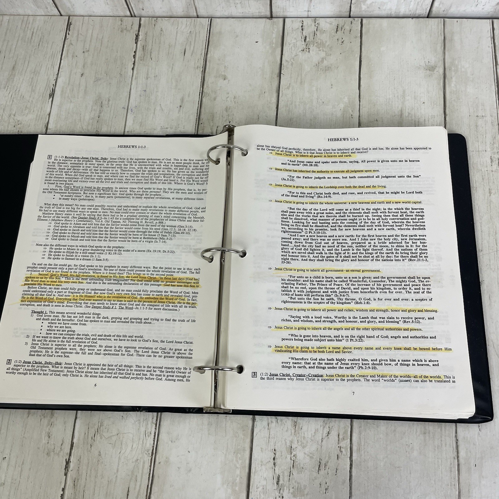 Preacher&rsquo;s Outline & Sermon Bible KJV 3-Ring Binder – Hebrews & James Vol 2