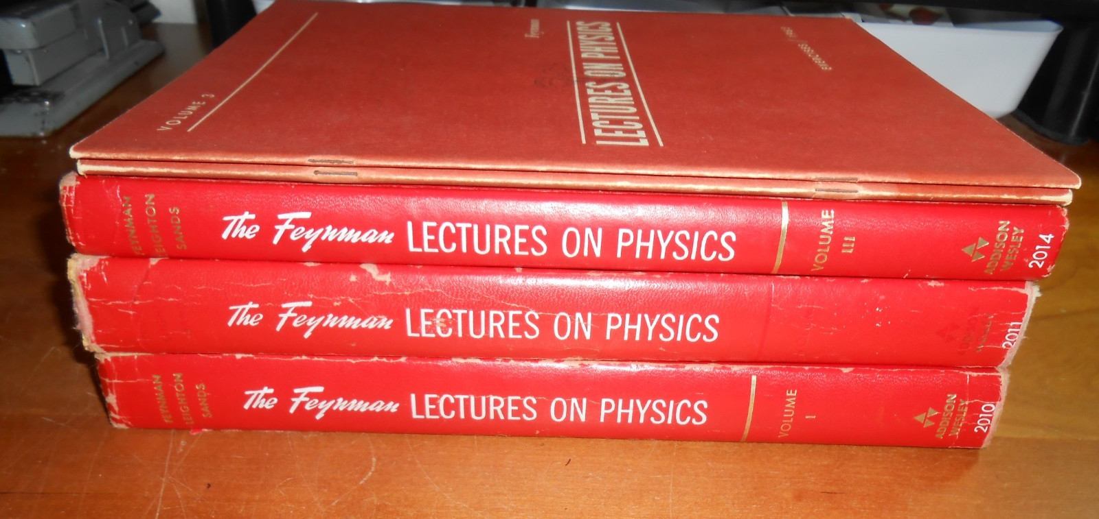 Feynman LECTURES ON PHYSICS Vol 1 2 3 + Vol 2 3 Exercises 1965 – 3HC 2TPB GC