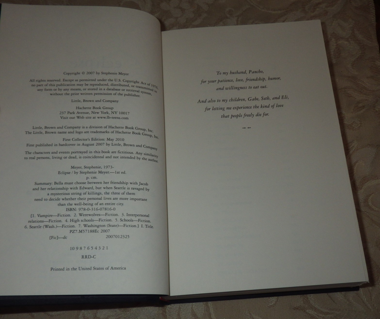 Twilight Saga Stephenie Meyer Eclipse Collector&rsquo;s 1st Edition in Slipcase New!