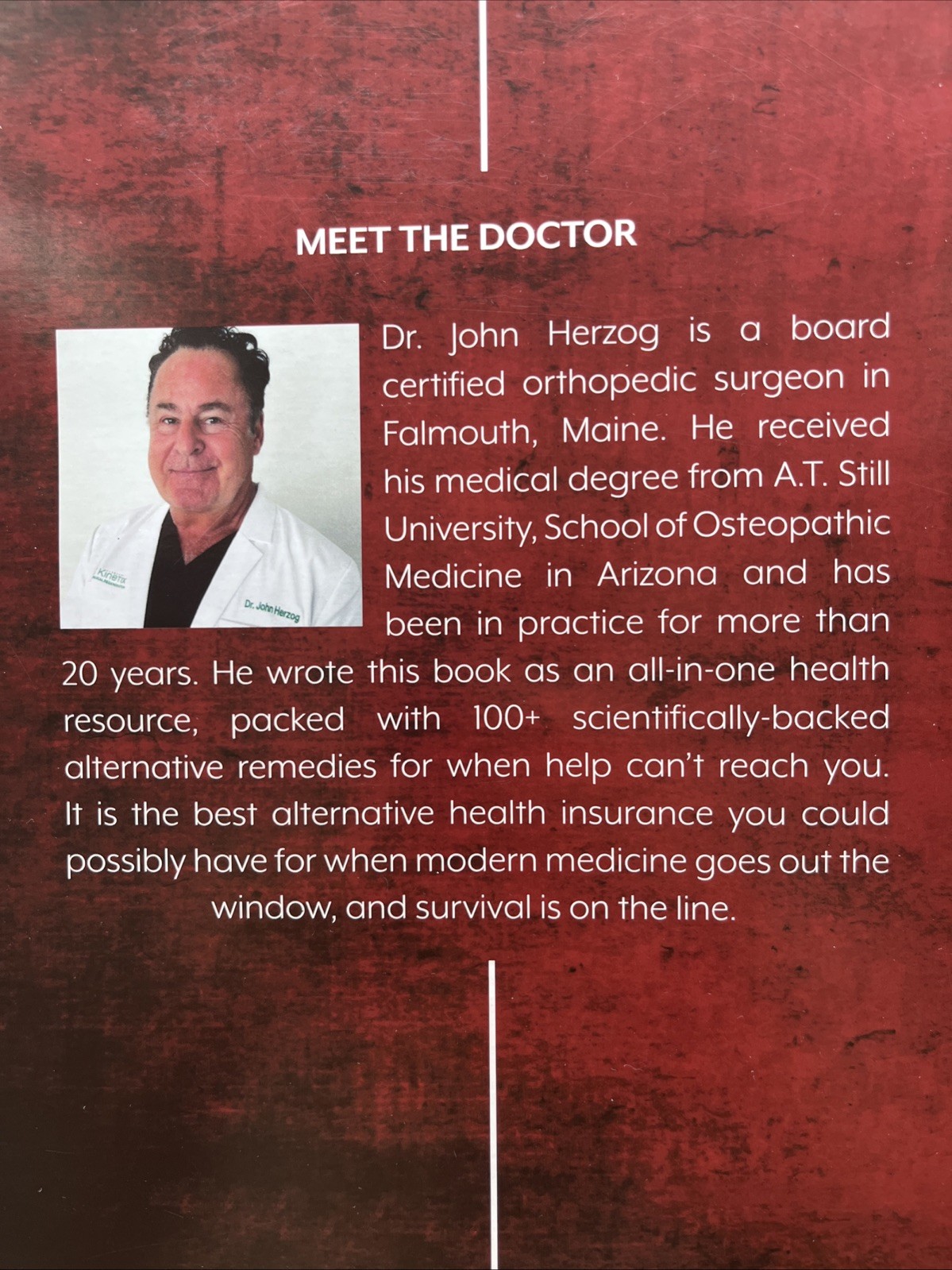 The Doctor&rsquo;s Book Of Survival Home Remedies Revised Edition by Dr John Herzog PB