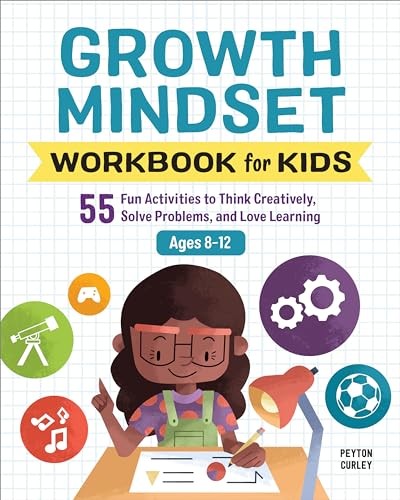 Growth Mindset Workbook for Kids: 55…, Curley, Peyton