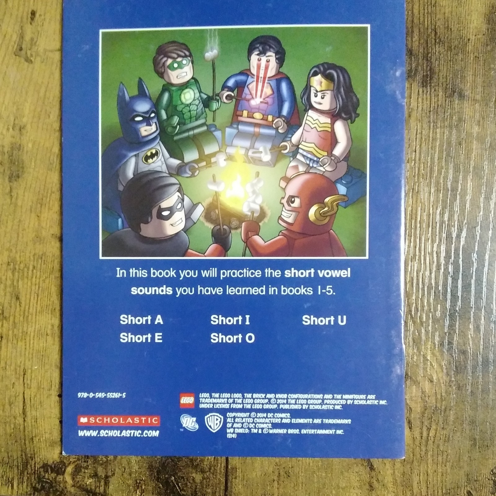 LEGO DC Universe Super Heroes Short Vowels Phonics Workbook #1 PB Ages 4-8