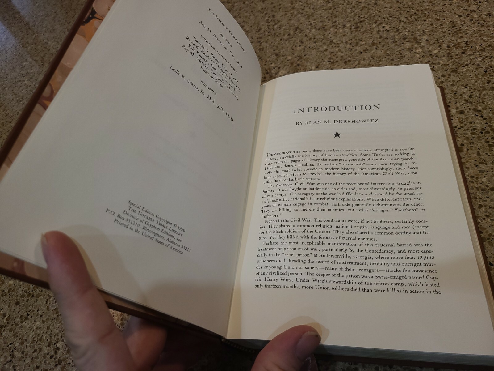 THE ANDERSONVILLE PRISON TRIAL by Gen. N. P. Chipman (Notable Trials Library)