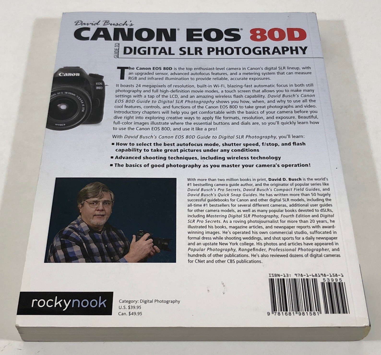 David Busch&rsquo;s Canon EOS 80D Guide to Digital SLR Photography