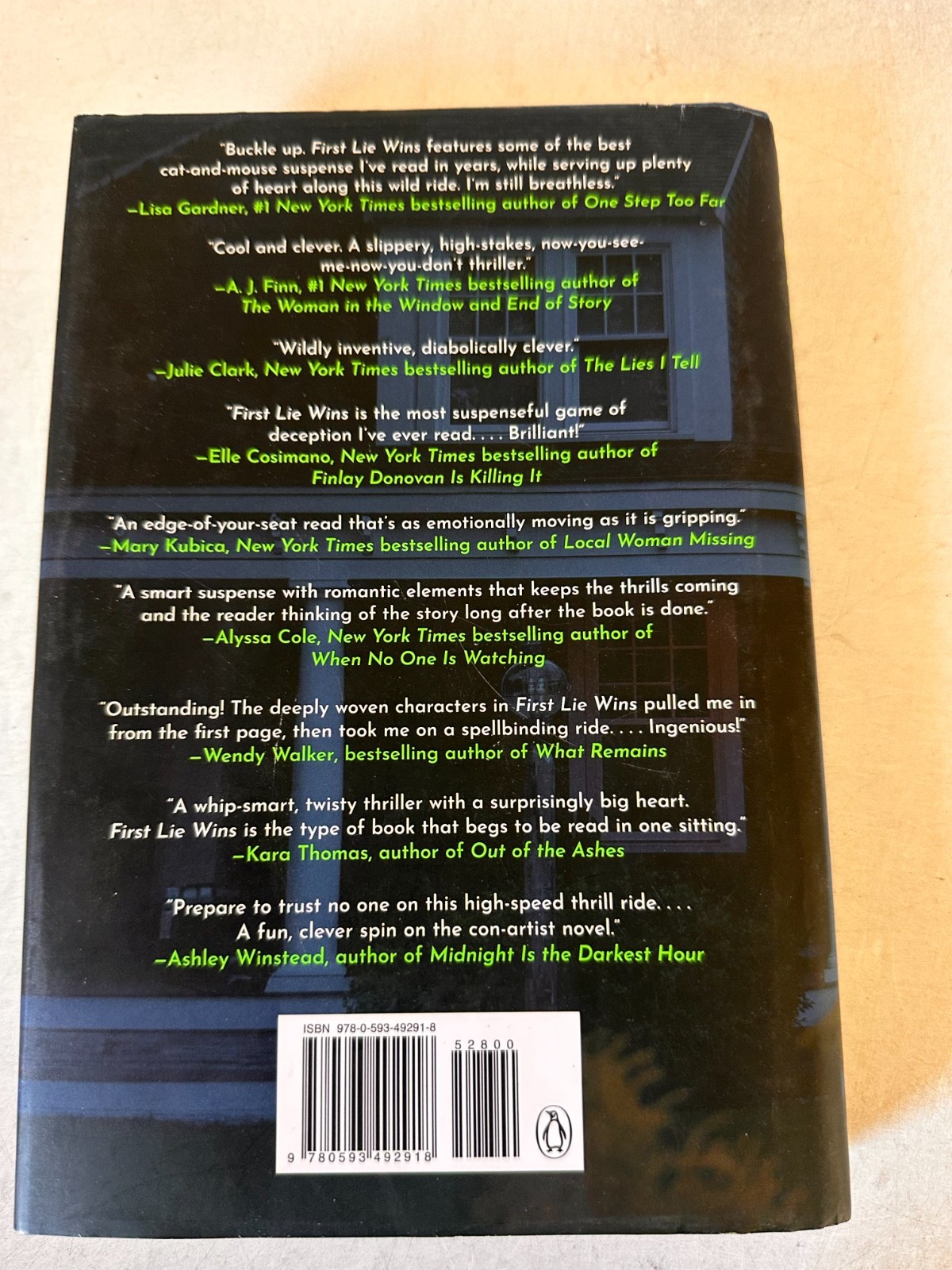First Lie Wins: Reese&rsquo;s Book Club : A Novel by Ashley Elston (2024, Hardcover)