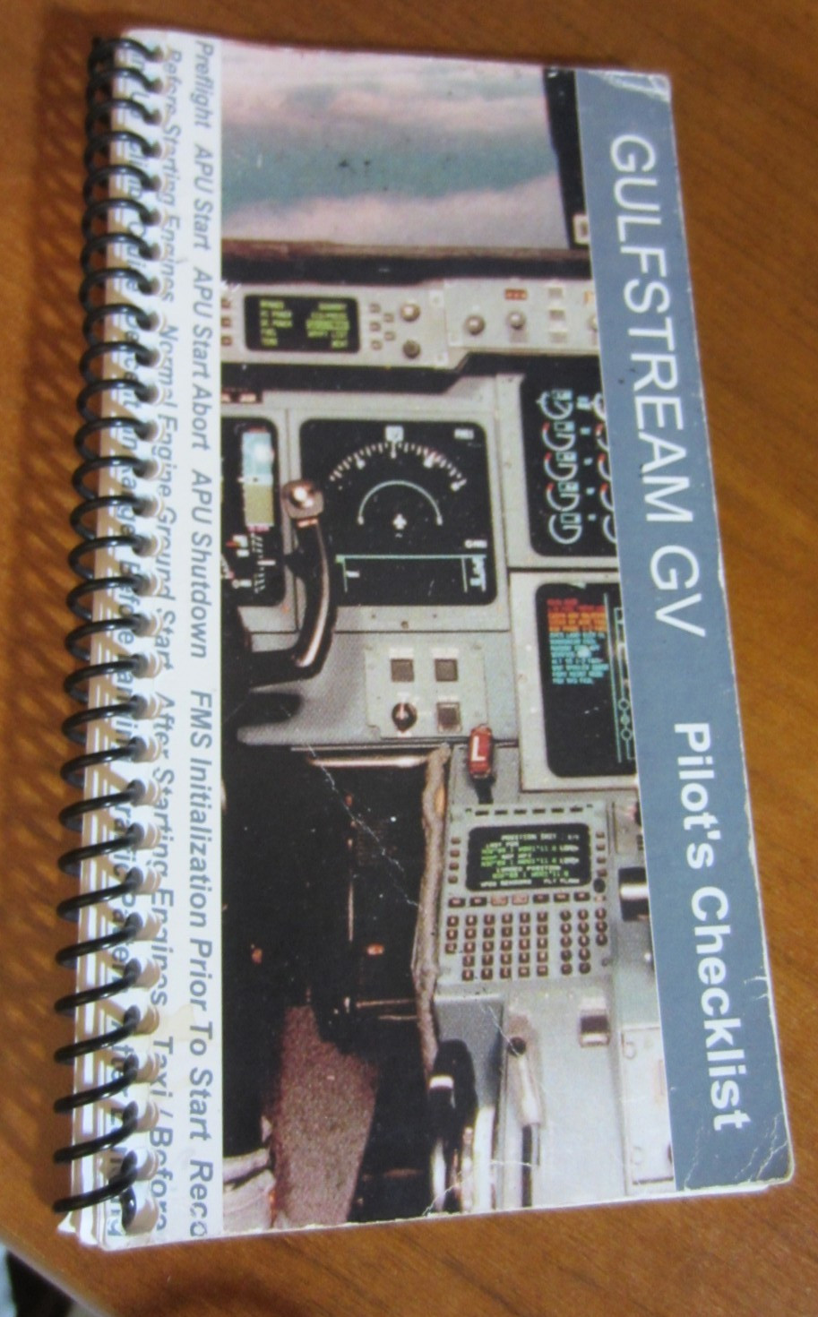 GULFSTREAM GV PILOT&rsquo;S CHECKLIST AS PICTURED 2019 30 PAGES
