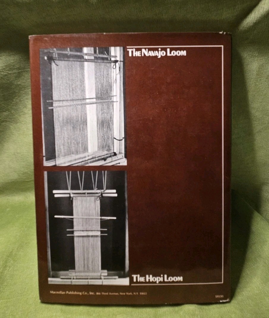 NAVAJO and HOPI WEAVING TECHNIQUES by Mary Pendleton Hard Back DJ (1974)