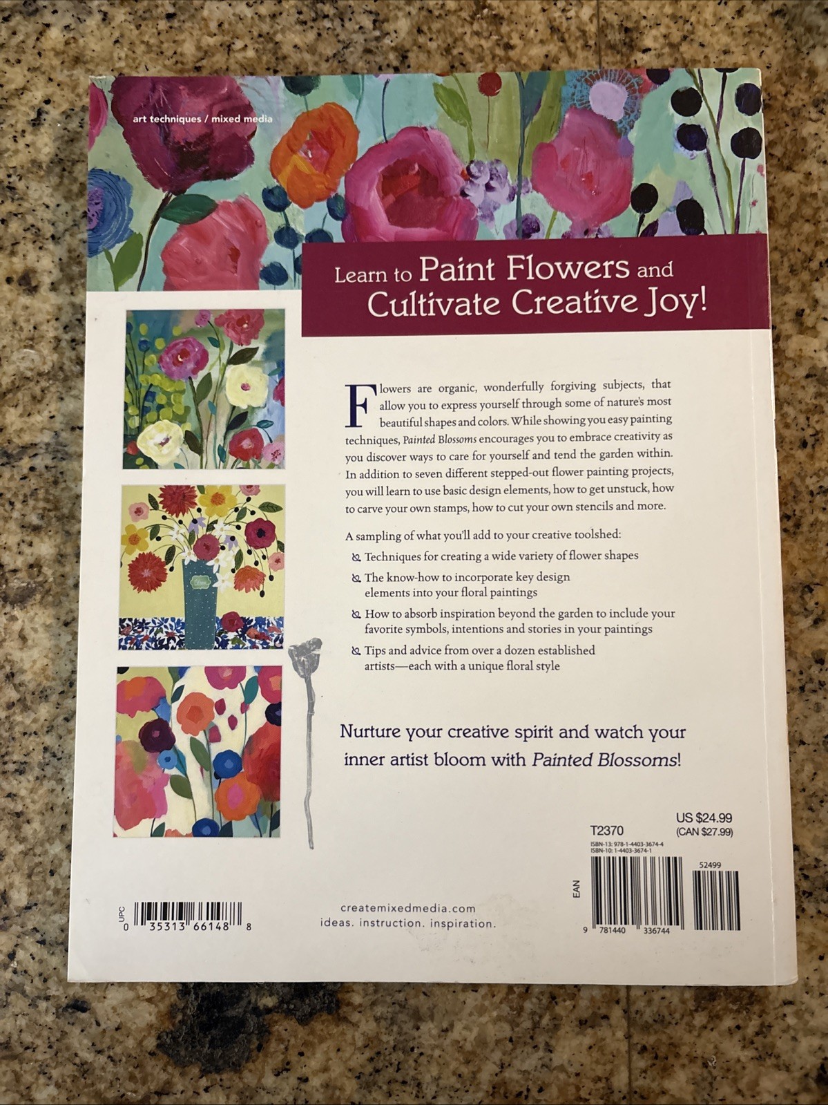 Painted Blossoms: Creating Expressive Flower Art with Mixed Media