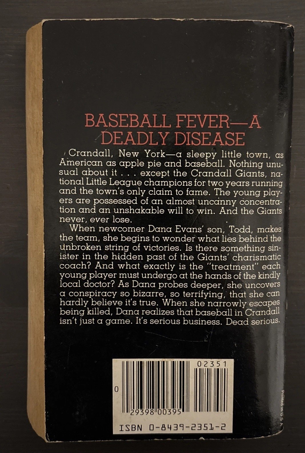 Child&rsquo;s Play Sal Conte, vintage paperback 1986 ed. 1980s horror book