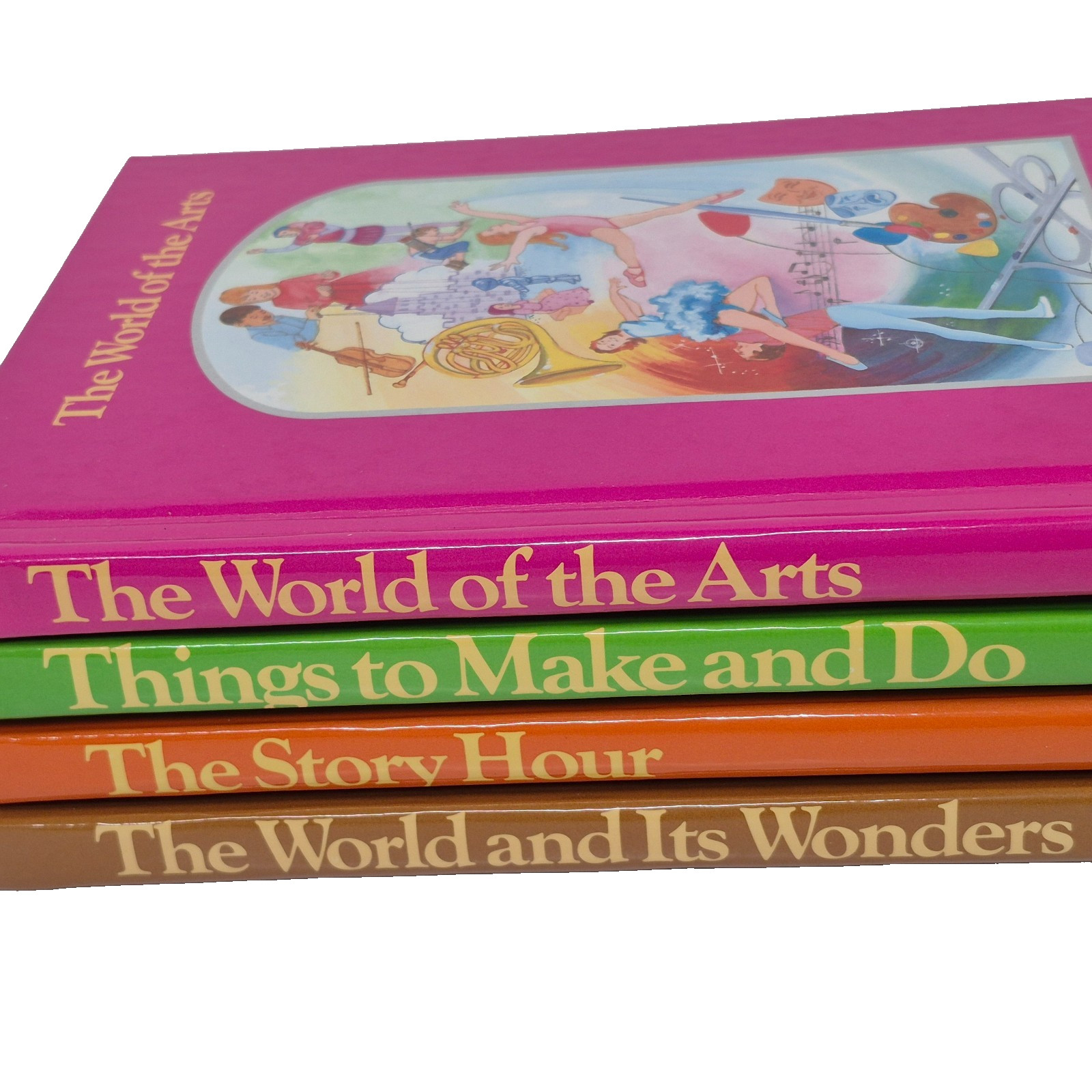Child Horizons 4 Book Lot Vintage Hardcover Books Home Schooling