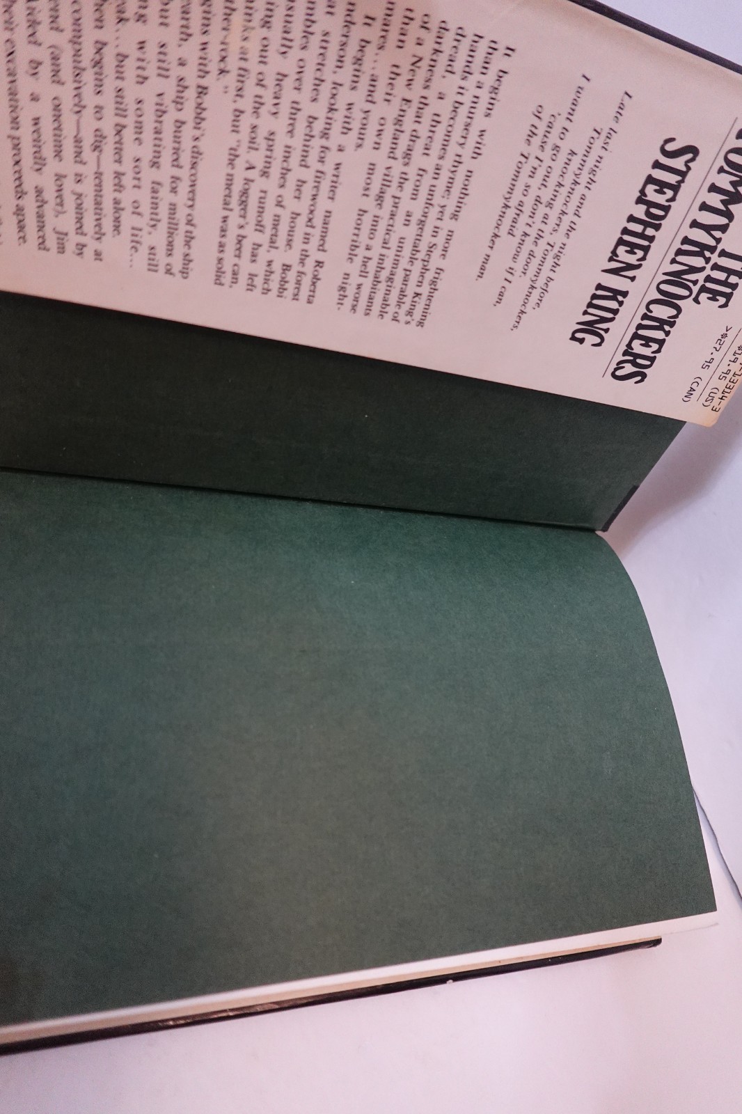 The Tommyknockers (by Stephen King) 1987 hardcover book