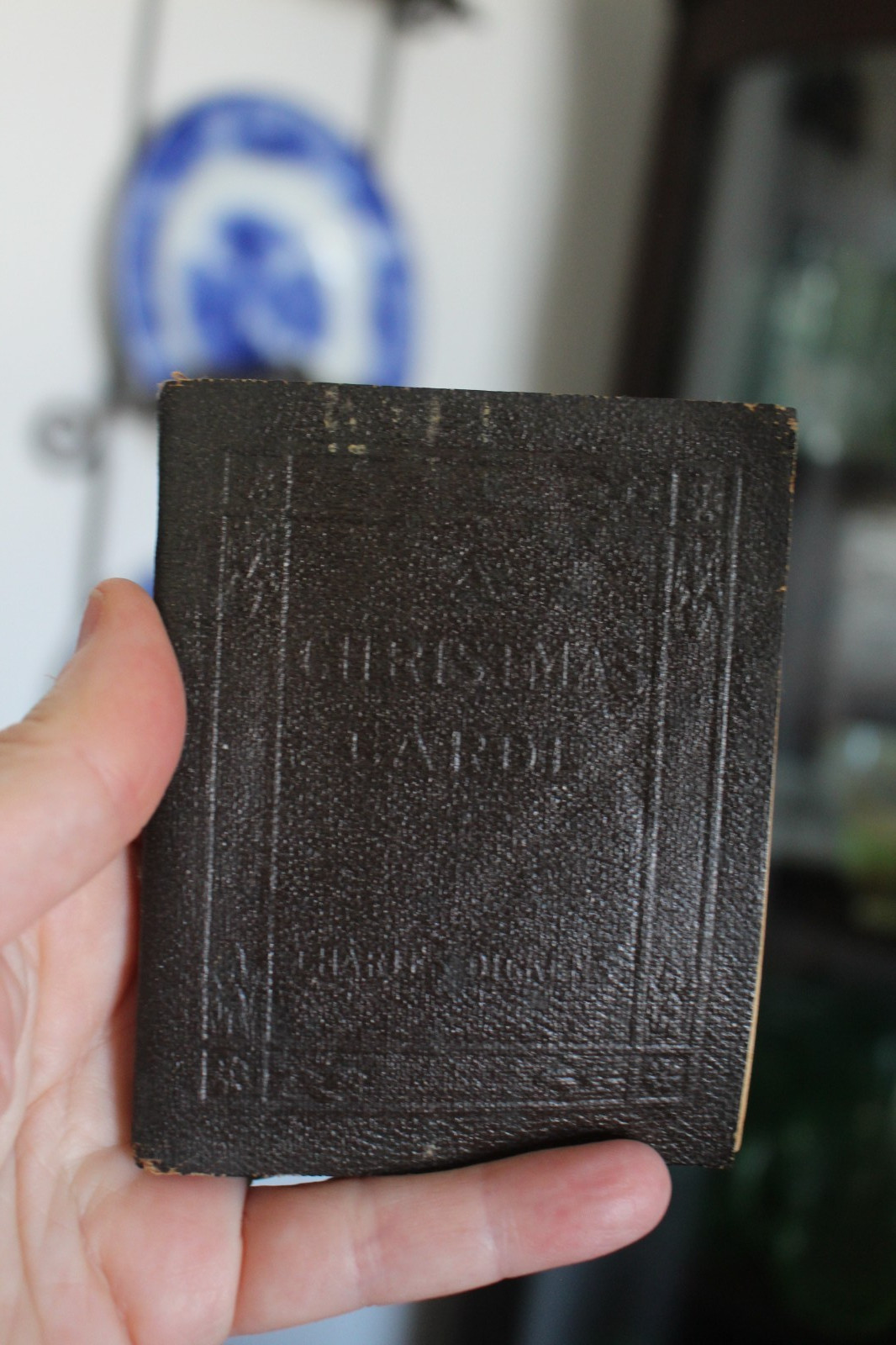 Little Leather Library – A CHRISTMAS CAROL Charles Dickens Antique Book 1920&rsquo;s