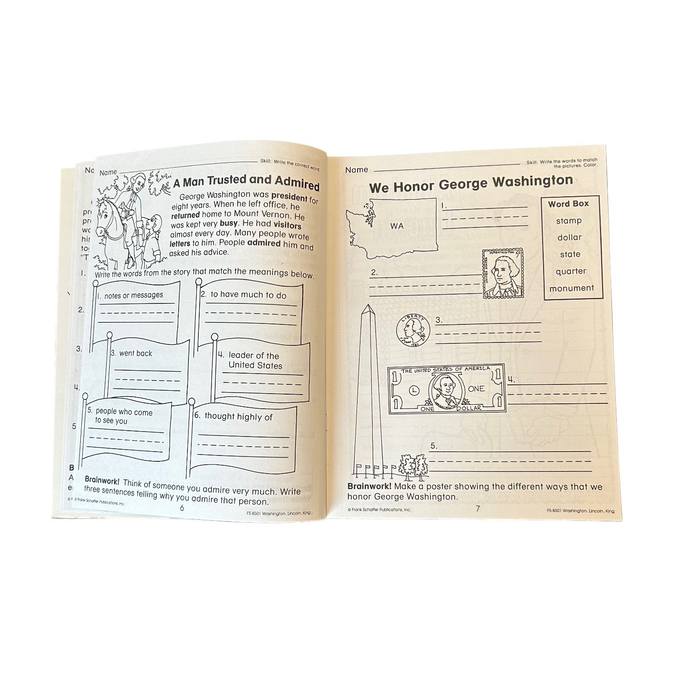 Social Studies Grades 1-2 Mini Teaching Units Resource Activity Book For Teacher