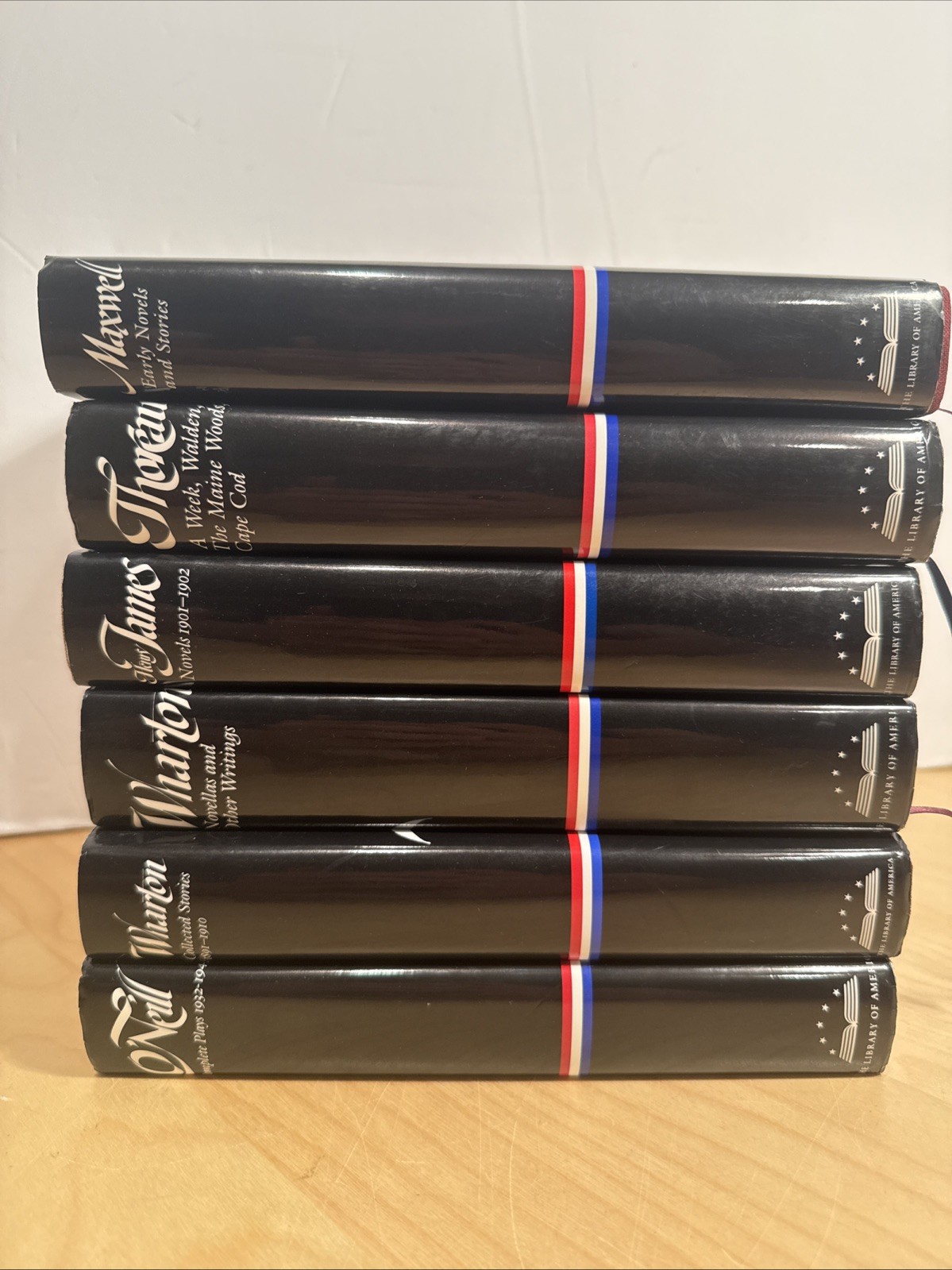 The Library Of America Lot James, O’Neill, Wharton, Maxwell, Thoreau