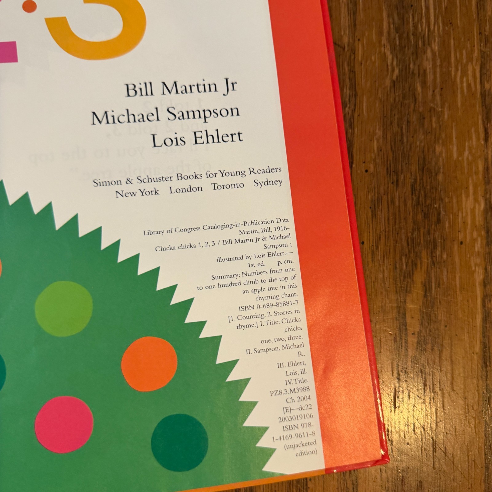 Chicka Chicka 123 Bill Martin Jr Lois Ehlert HC Counting Numbers Book