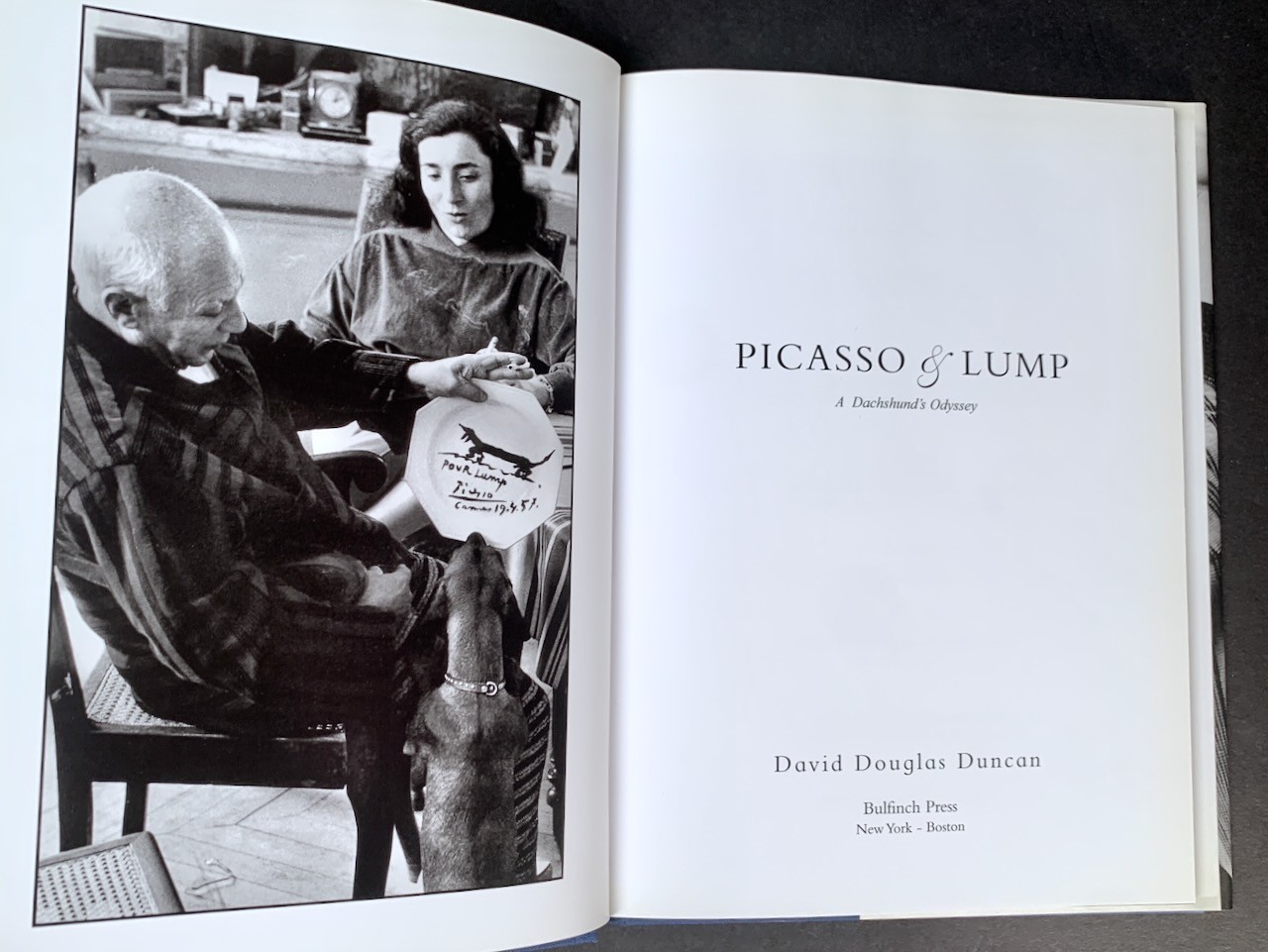 PICASSO & LUMP: A Dachshund&rsquo;s Odyssey – David Douglas Duncan – HC/First Edition