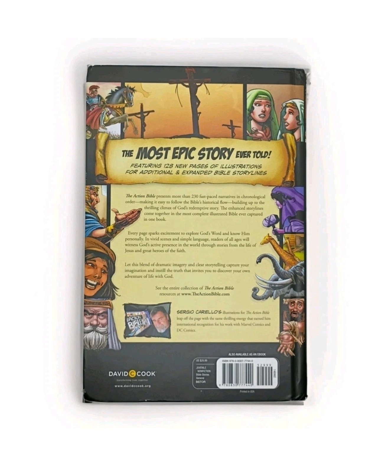 The Action Bible God&rsquo;s Redemptive Story Illust Sergio Cariello