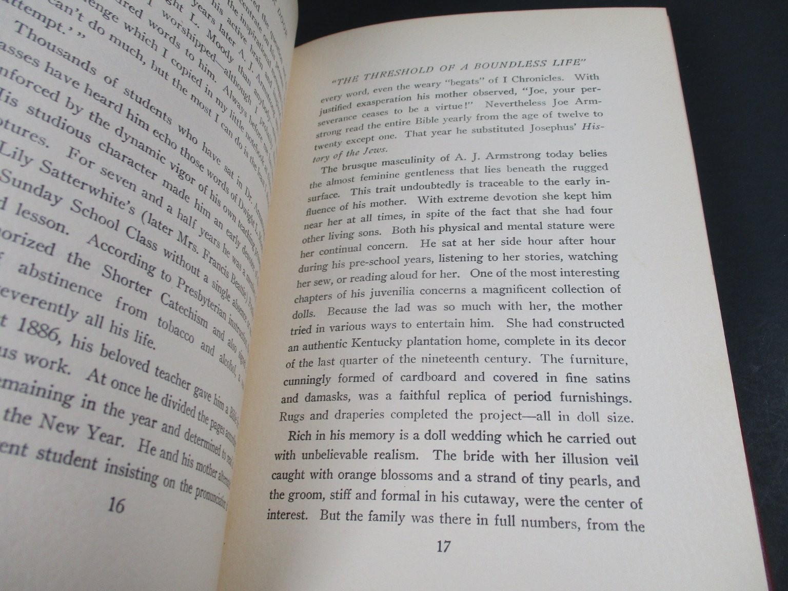 Through Heaven&rsquo;s Back Door Lois Smith Douglas 1951 Illustrated Biography Baylor