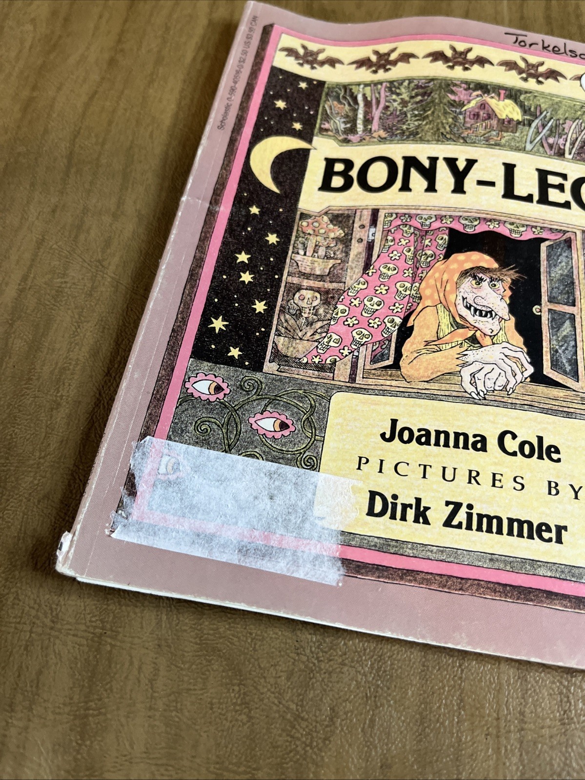 Bony-Legs Joanna Cole Vtg 1983 Scholastic Paperback Book W Cassette Tape