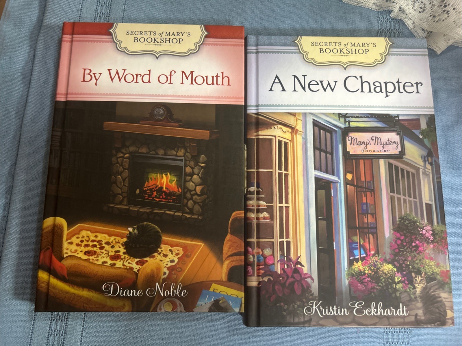 LOT OF 6 SECRETS OF MARY&rsquo;S BOOKSHOP Mysteries HC 2012 Guideposts VGC